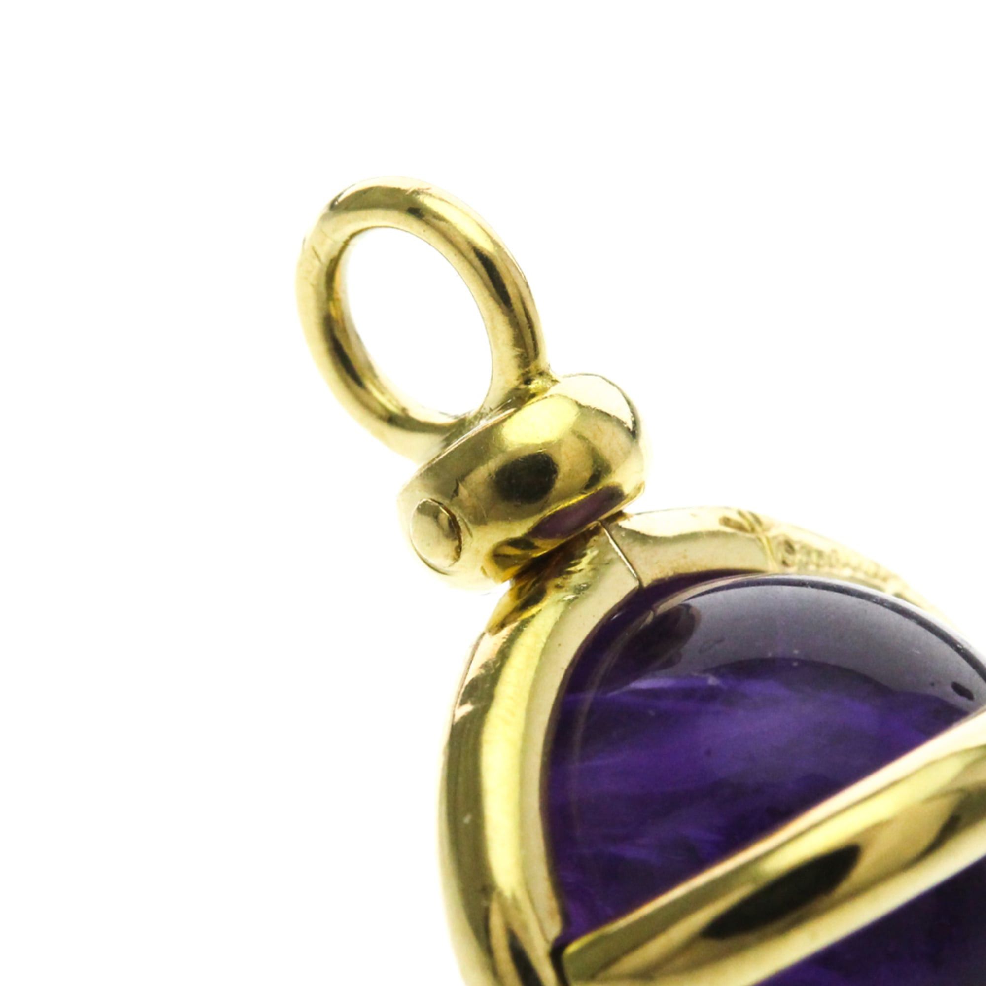 Pomellato Pomellato Amethyst Charm Yellow Gold (18K) Amethyst Men,Women Fashion Pendant Necklace (Gold) Size ONE SIZE - 9 Thumbnail