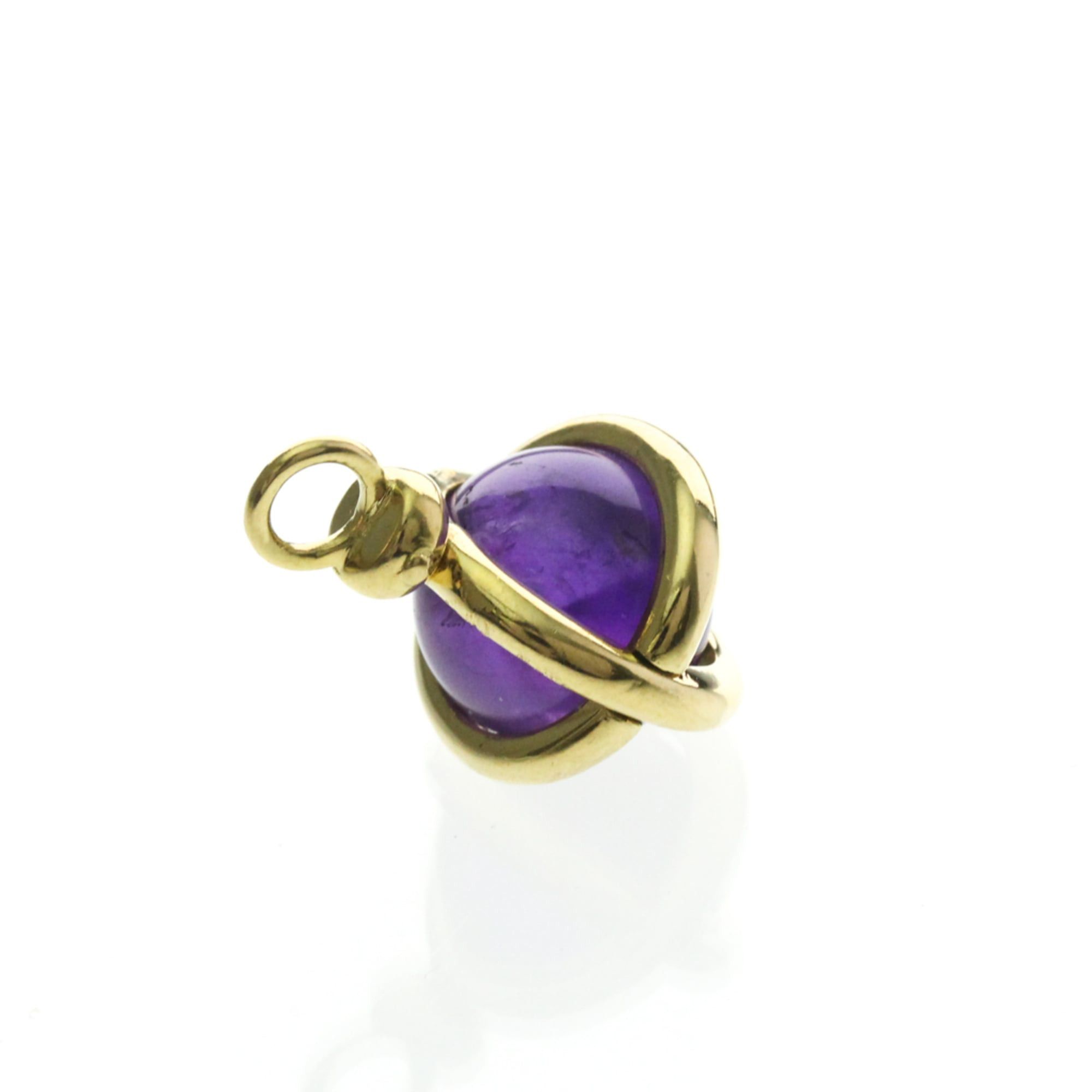 Pomellato Pomellato Amethyst Charm Yellow Gold (18K) Amethyst Men,Women Fashion Pendant Necklace (Gold) Size ONE SIZE - 3 Thumbnail