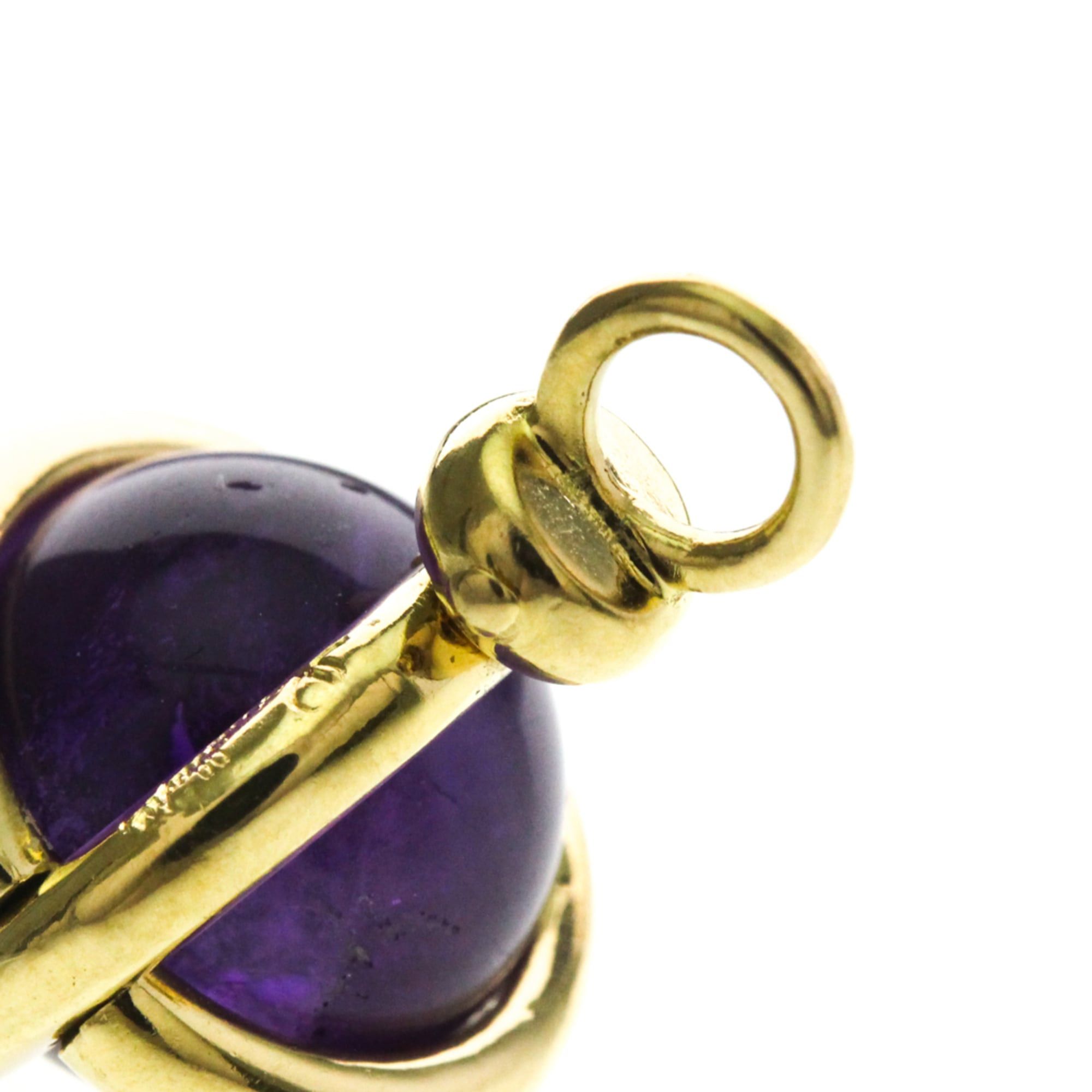 Pomellato Pomellato Amethyst Charm Yellow Gold (18K) Amethyst Men,Women Fashion Pendant Necklace (Gold) Size ONE SIZE - 10 Thumbnail