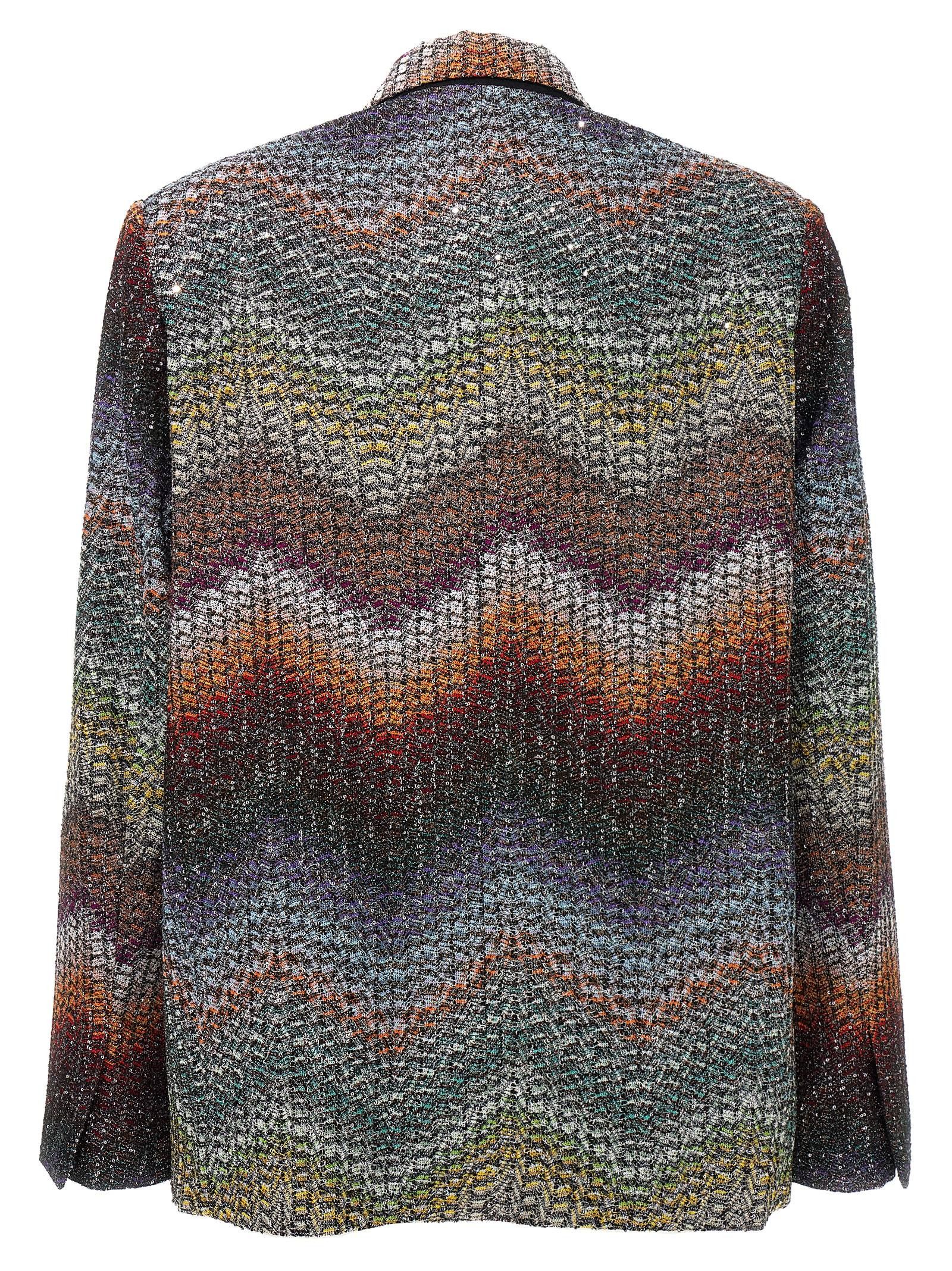 Missoni Lamé and sequin viscose blazer Size S / US 4 / IT 40 - 2 Thumbnail