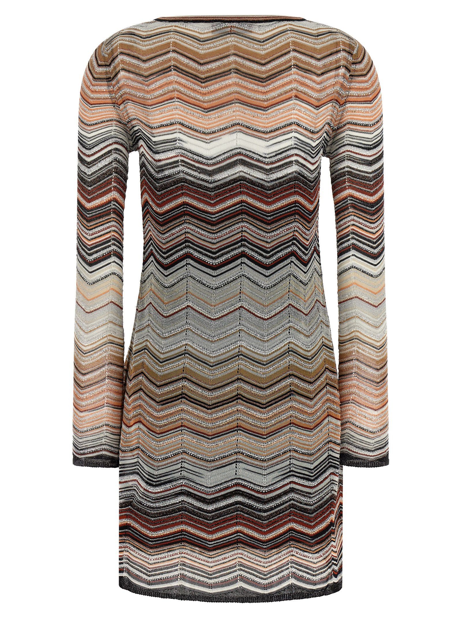 Missoni Chevron lamé dress Size M / US 6-8 / IT 42-44 - 2 Thumbnail