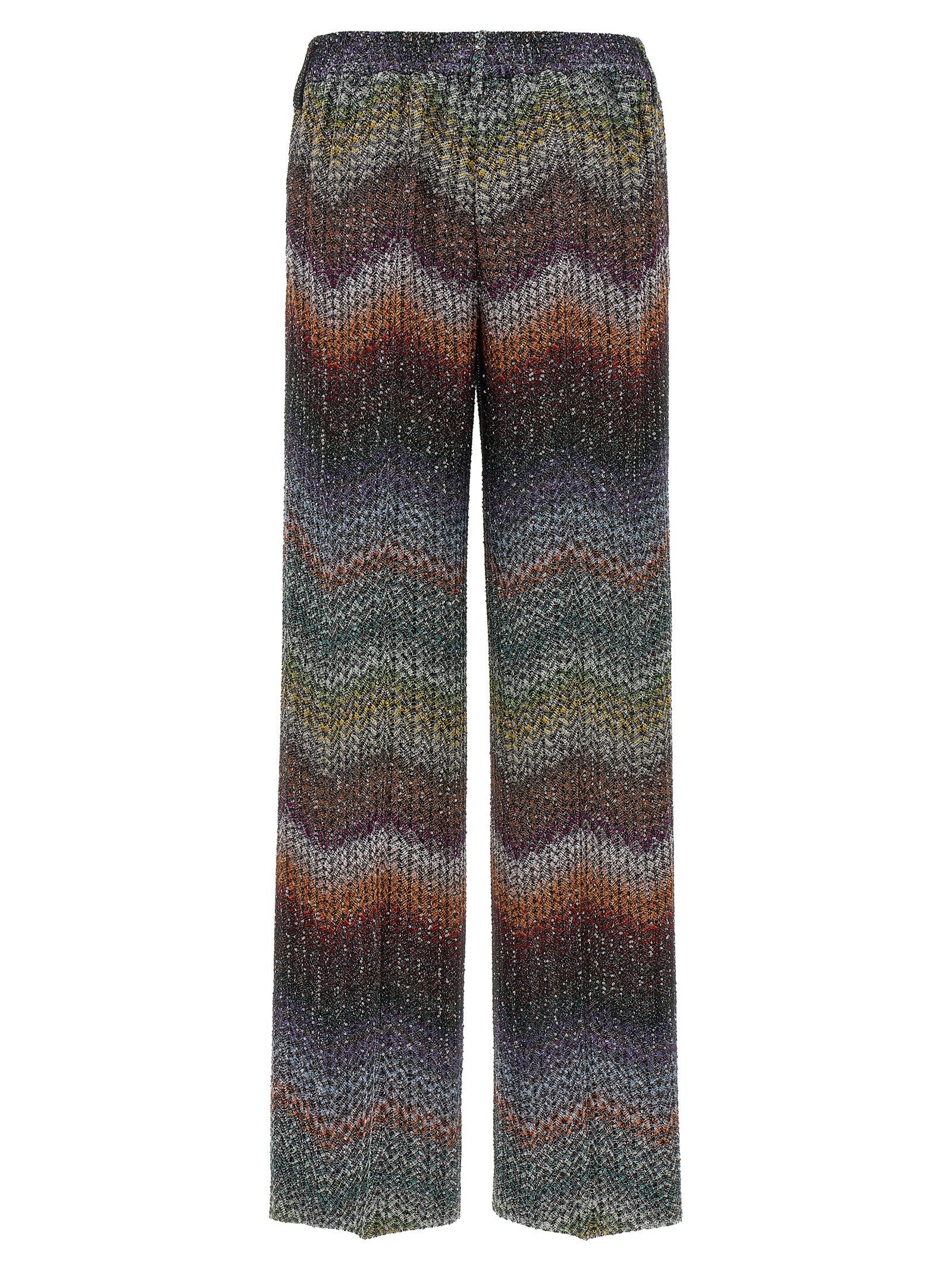 Missoni Zigzag lamé viscose pants Size 28" / US 6 / IT 42 - 2 Thumbnail