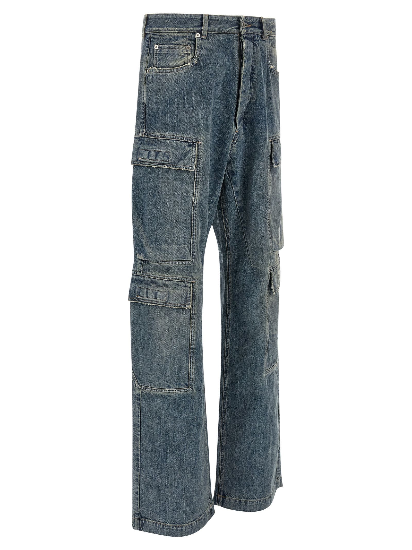 Rick Owens Drkshdw 'Double Cargo' jeans Size US 32 / EU 48 - 3 Thumbnail