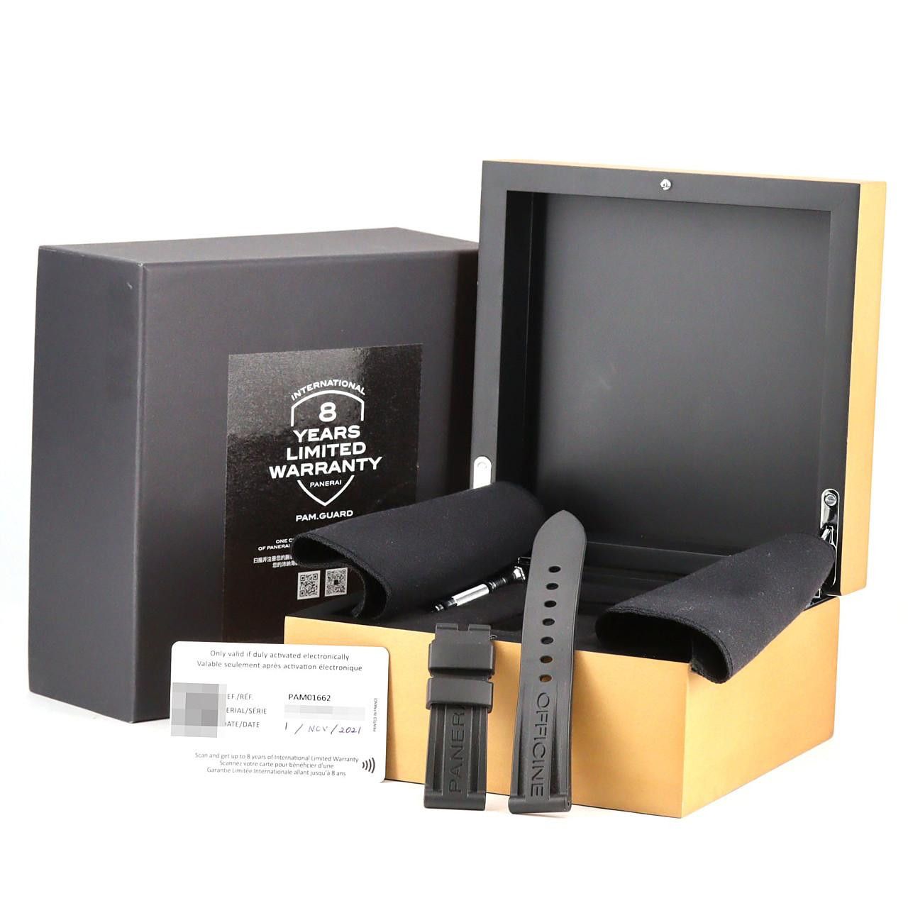 Panerai Panerai Panerai Luminor Marina TuttoGrigio DMLS Titanium Metal Automatic PAM01662 DUTY FREE for USA Size ONE SIZE - 9 Thumbnail