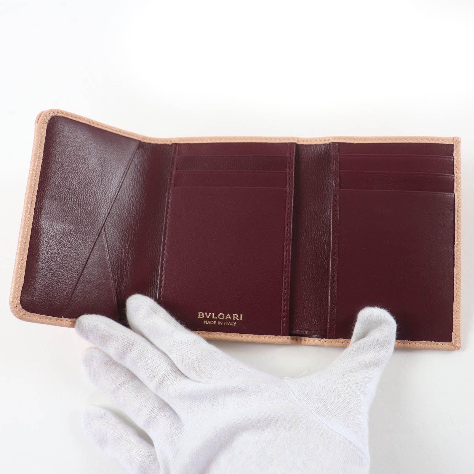 Bvlgari Bvlgari BVLGARI Bulgari Bulgari Logo Leather Wallet Leather Short Wallet 293178 DUTY FREE for USA Size ONE SIZE - 6 Thumbnail