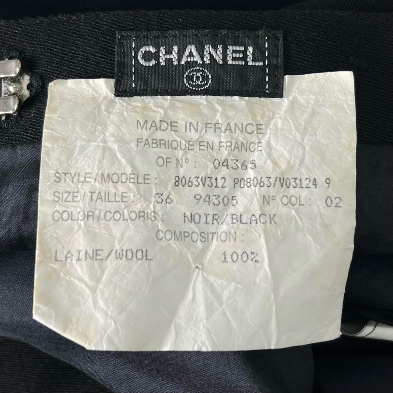 Chanel Chanel CHANEL Wool Skirt Textile Skirts DUTY FREE for USA Size ONE SIZE - 6 Thumbnail