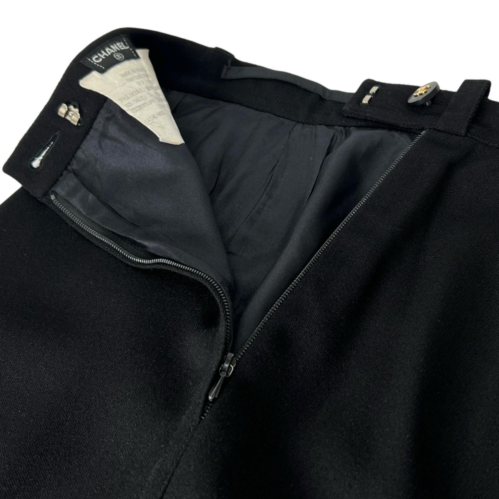 Chanel Chanel CHANEL Wool Skirt Textile Skirts DUTY FREE for USA Size ONE SIZE - 4 Thumbnail