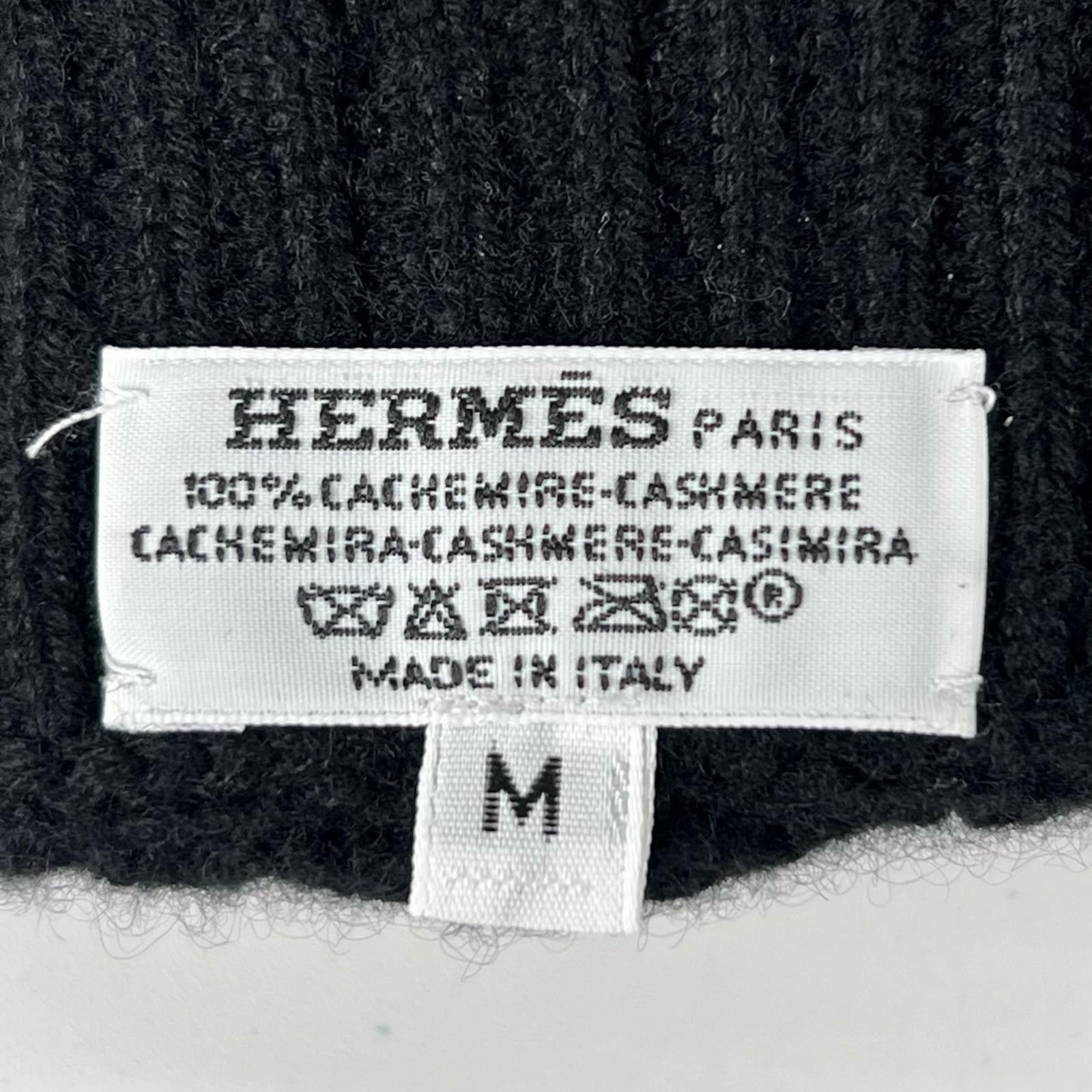 Hermes Hermes Hermès H pattern Cashmere Gloves M Textile Gloves DUTY FREE for USA Size ONE SIZE - 6 Thumbnail