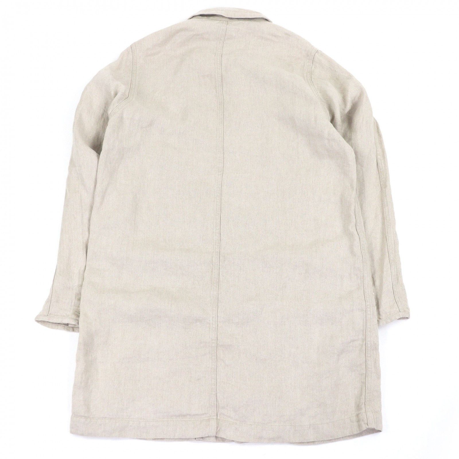 Visvim Visvim VISVIM Herringbone Linen Coat Textile Outerwear DUTY FREE for USA Size ONE SIZE - 4 Thumbnail