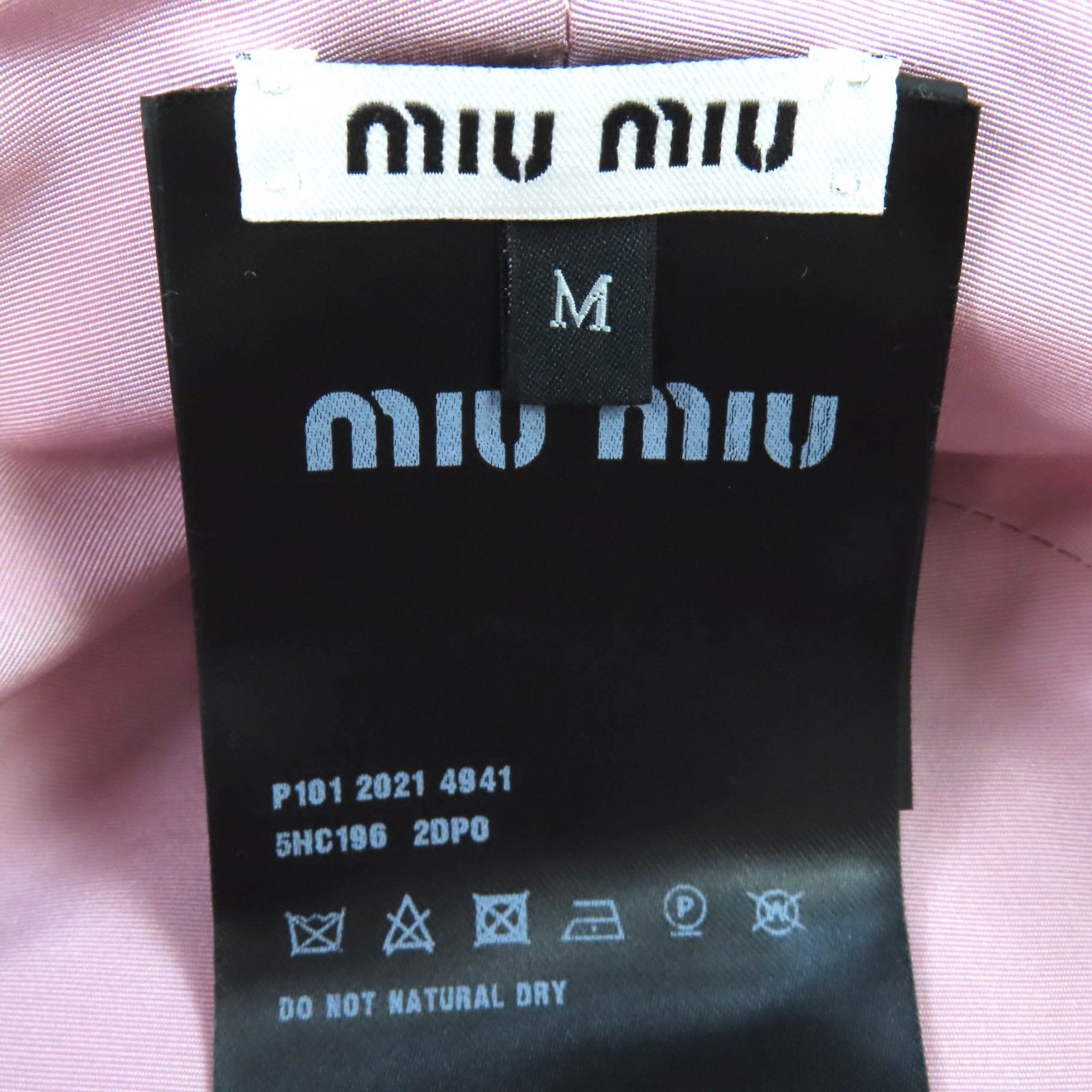 Miu Miu Miu Miu MIUMIU Logo embroidered pile Cotton Bucket Hat Textile Hats 5HC196 DUTY FREE for USA Size ONE SIZE - 8 Thumbnail