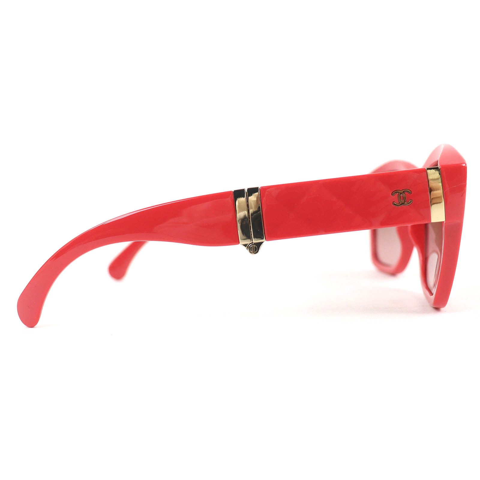 Chanel Chanel CHANEL COCO Mark Matelasse Folding Sunglasses Plastic / Synthetic Sunglasses DUTY FREE for USA Size ONE SIZE - 5 Thumbnail
