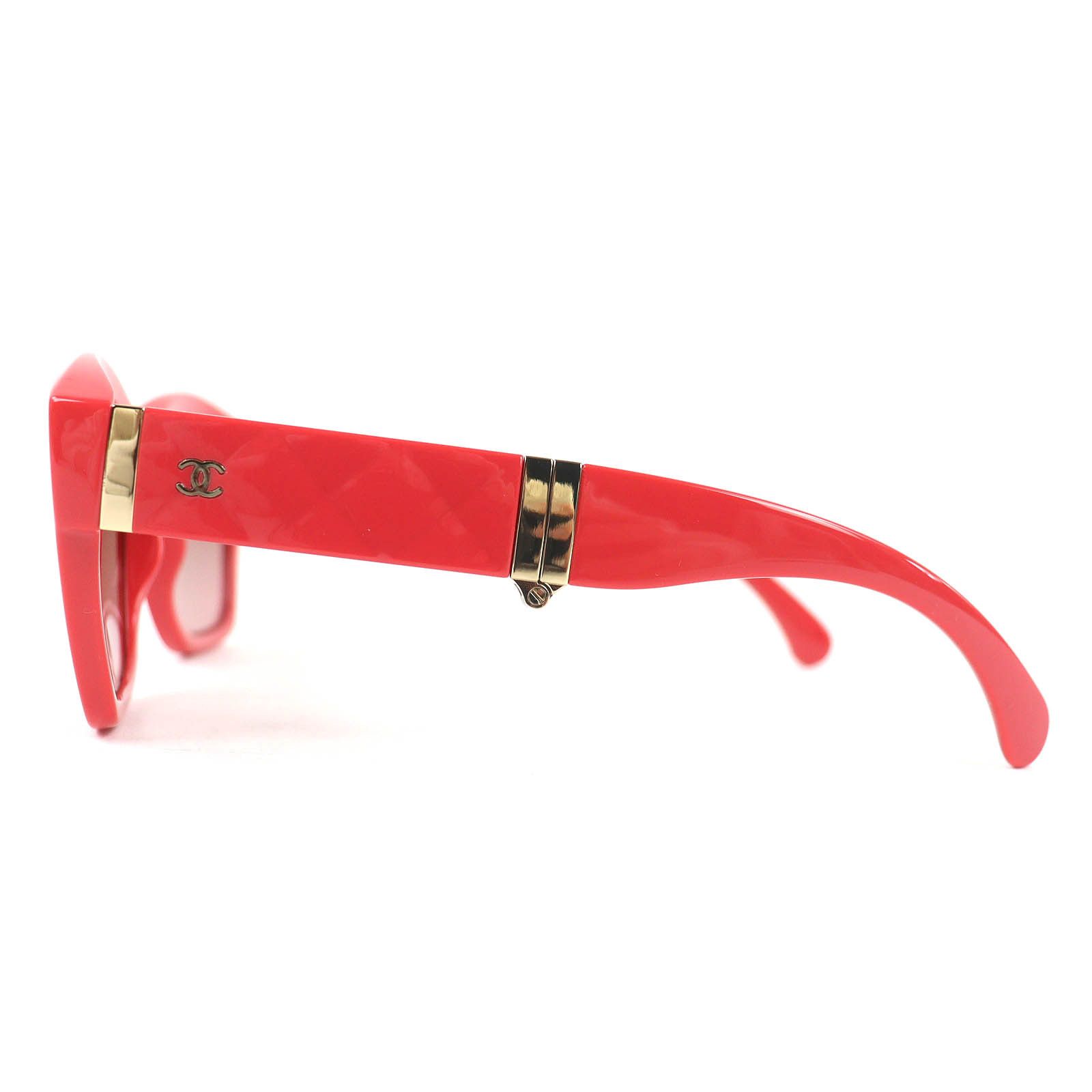 Chanel Chanel CHANEL COCO Mark Matelasse Folding Sunglasses Plastic / Synthetic Sunglasses DUTY FREE for USA Size ONE SIZE - 4 Thumbnail