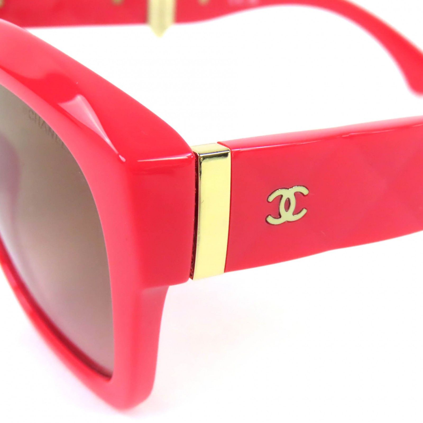 Chanel Chanel CHANEL COCO Mark Matelasse Folding Sunglasses Plastic / Synthetic Sunglasses DUTY FREE for USA Size ONE SIZE - 9 Thumbnail