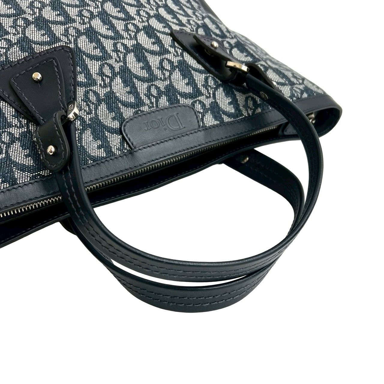 Dior Dior Christian Dior Trotter Canvas Leather Handbag Textile Handbag DUTY FREE for USA Size ONE SIZE - 5 Thumbnail