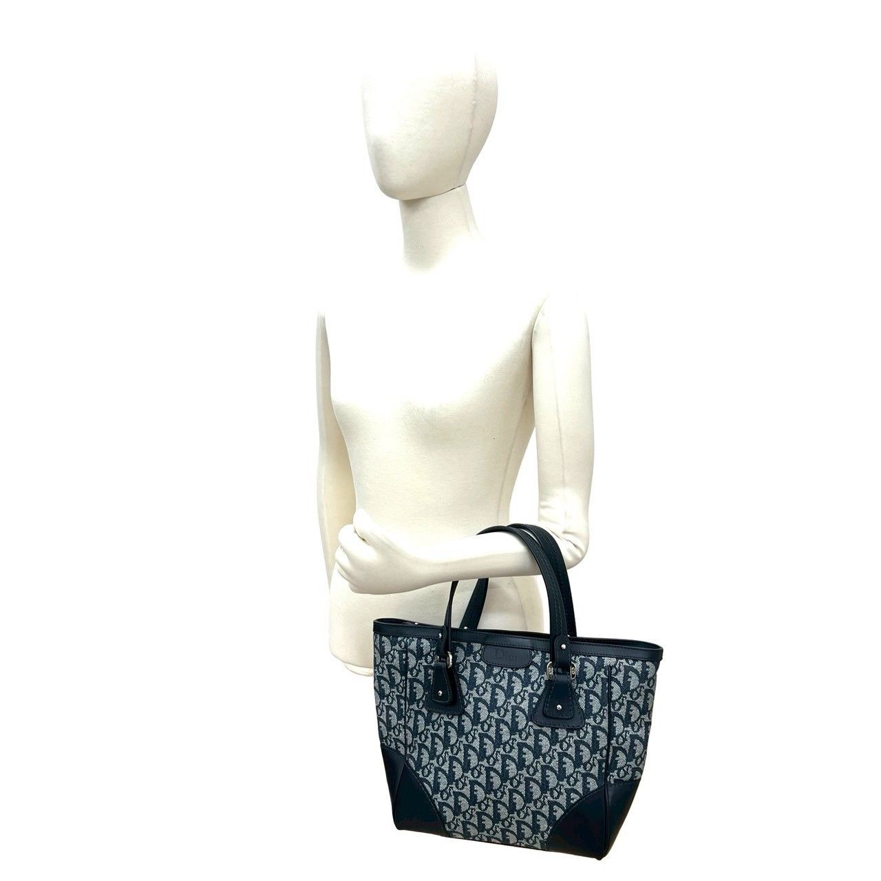 Dior Dior Christian Dior Trotter Canvas Leather Handbag Textile Handbag DUTY FREE for USA Size ONE SIZE - 3 Thumbnail
