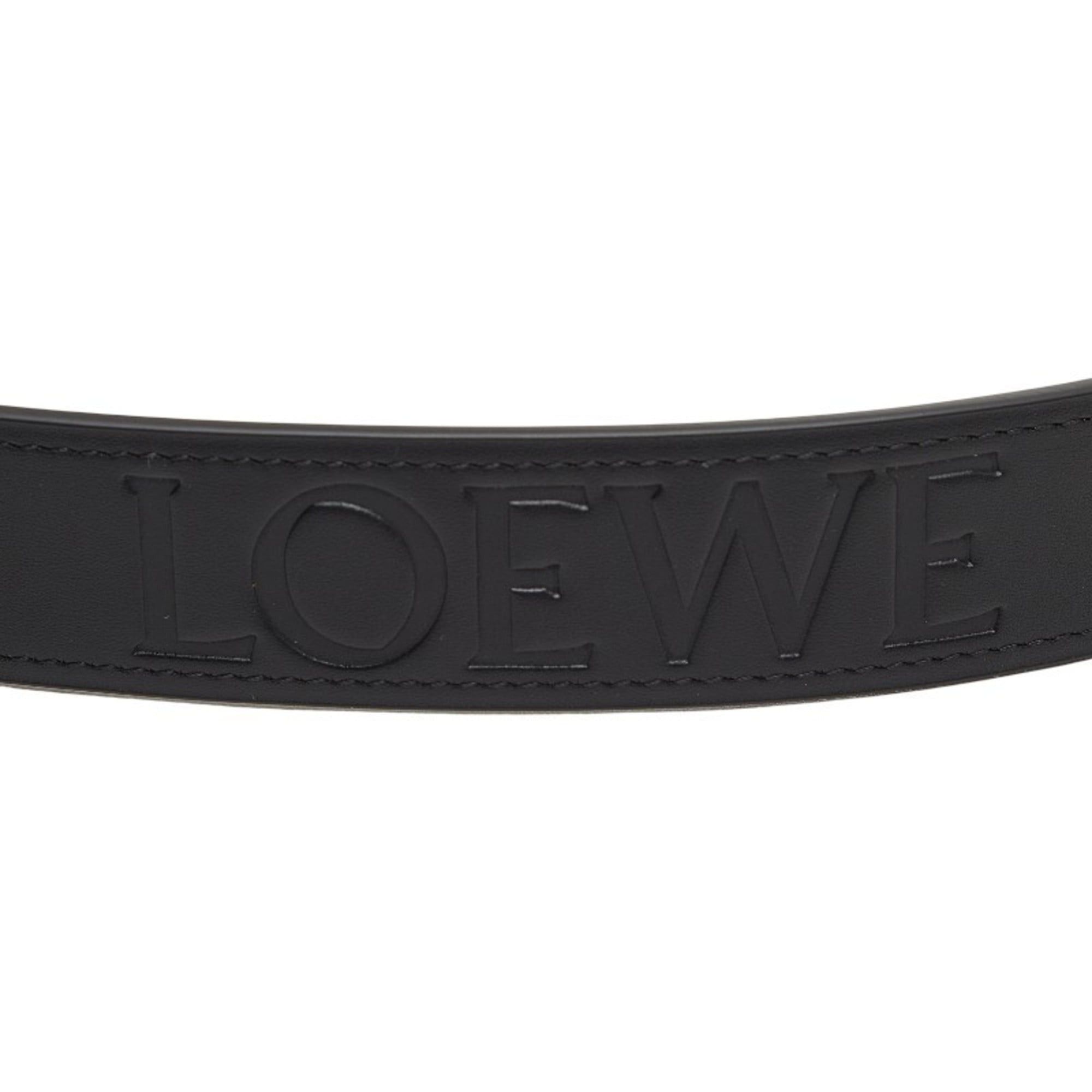Loewe LOEWE Women's Black Leather Belt 75/30 Size ONE SIZE - 5 Thumbnail