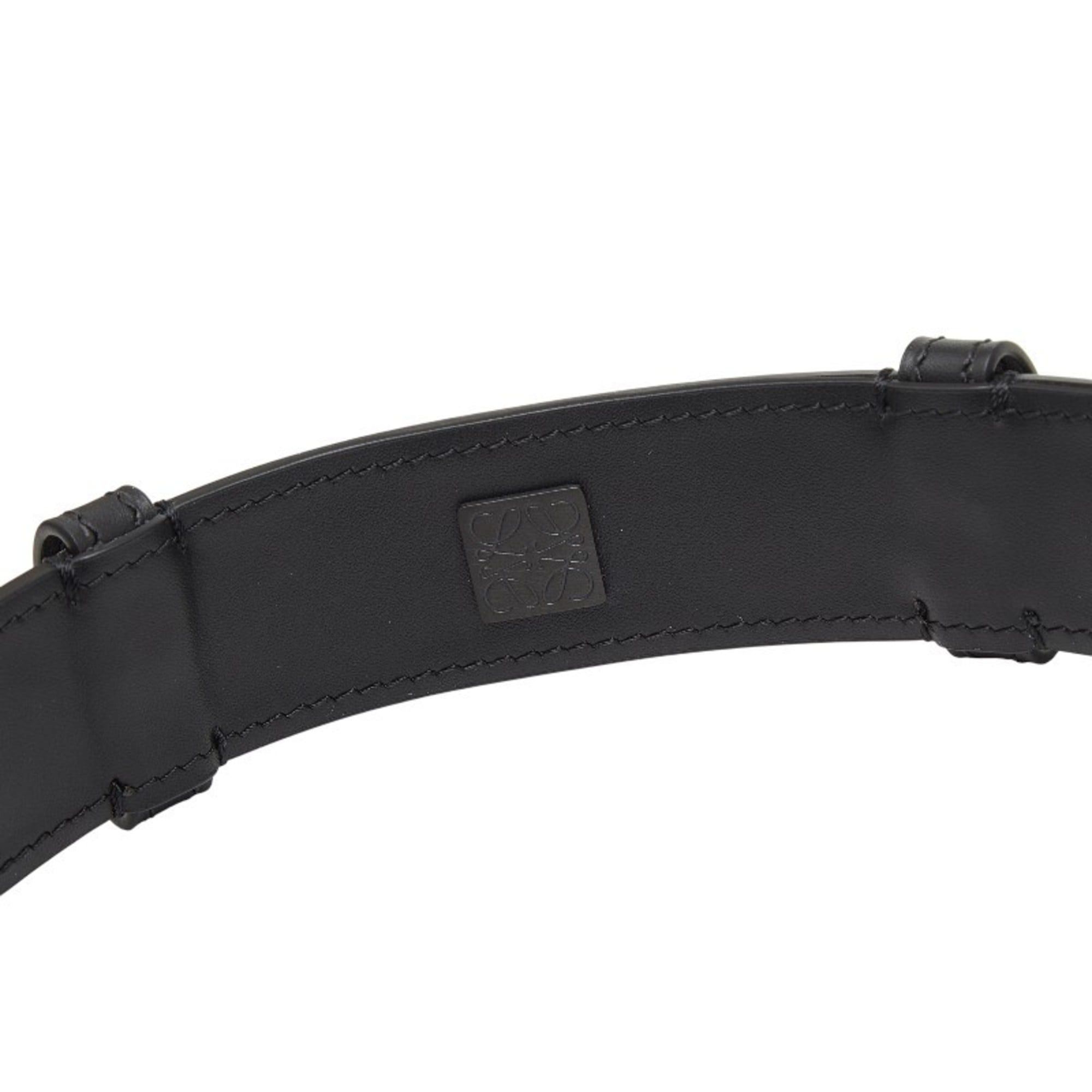 Loewe LOEWE Women's Black Leather Belt 75/30 Size ONE SIZE - 6 Thumbnail