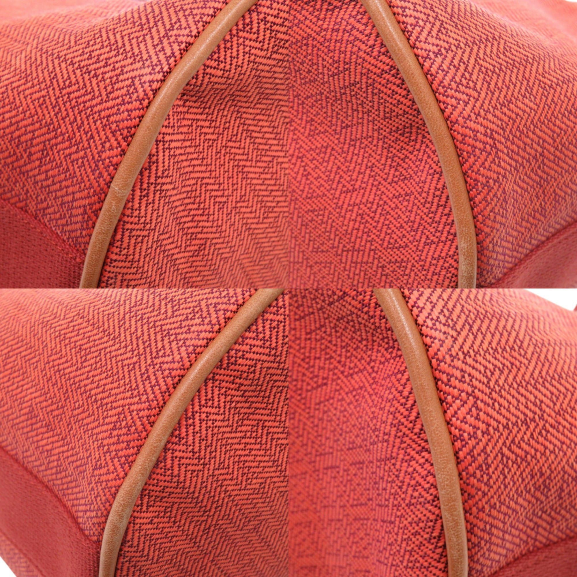Hermes Excellent condition Hermes Saxo MM Toile H Orange handbag 0294HERMES Size ONE SIZE - 9 Thumbnail