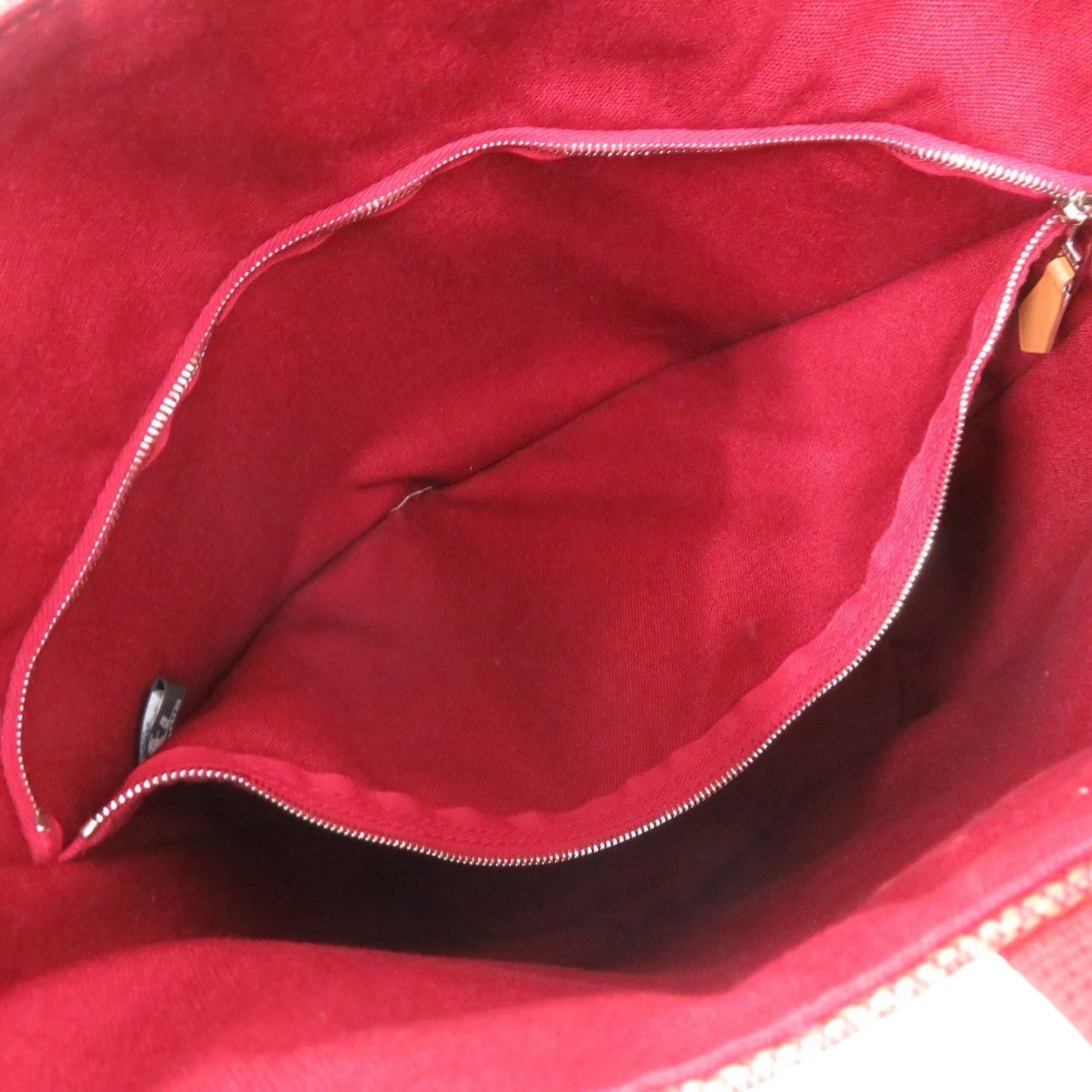 Hermes Excellent condition Hermes Saxo MM Toile H Orange handbag 0294HERMES Size ONE SIZE - 5 Thumbnail