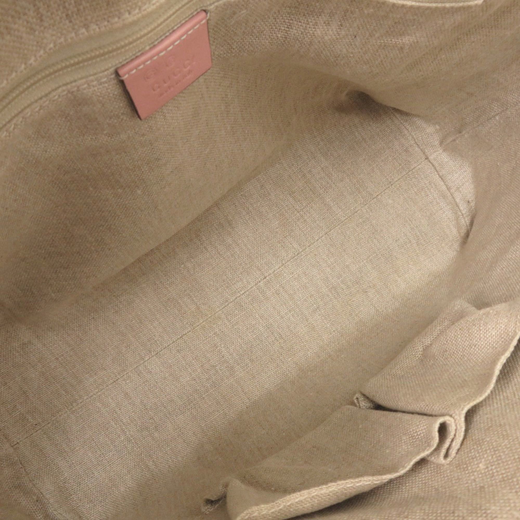 Gucci Gucci Micro Guccissima 449655 Leather Pink 2-Way Handbag Tote Bag Shoulder 0233GUCCI Size ONE SIZE - 5 Thumbnail