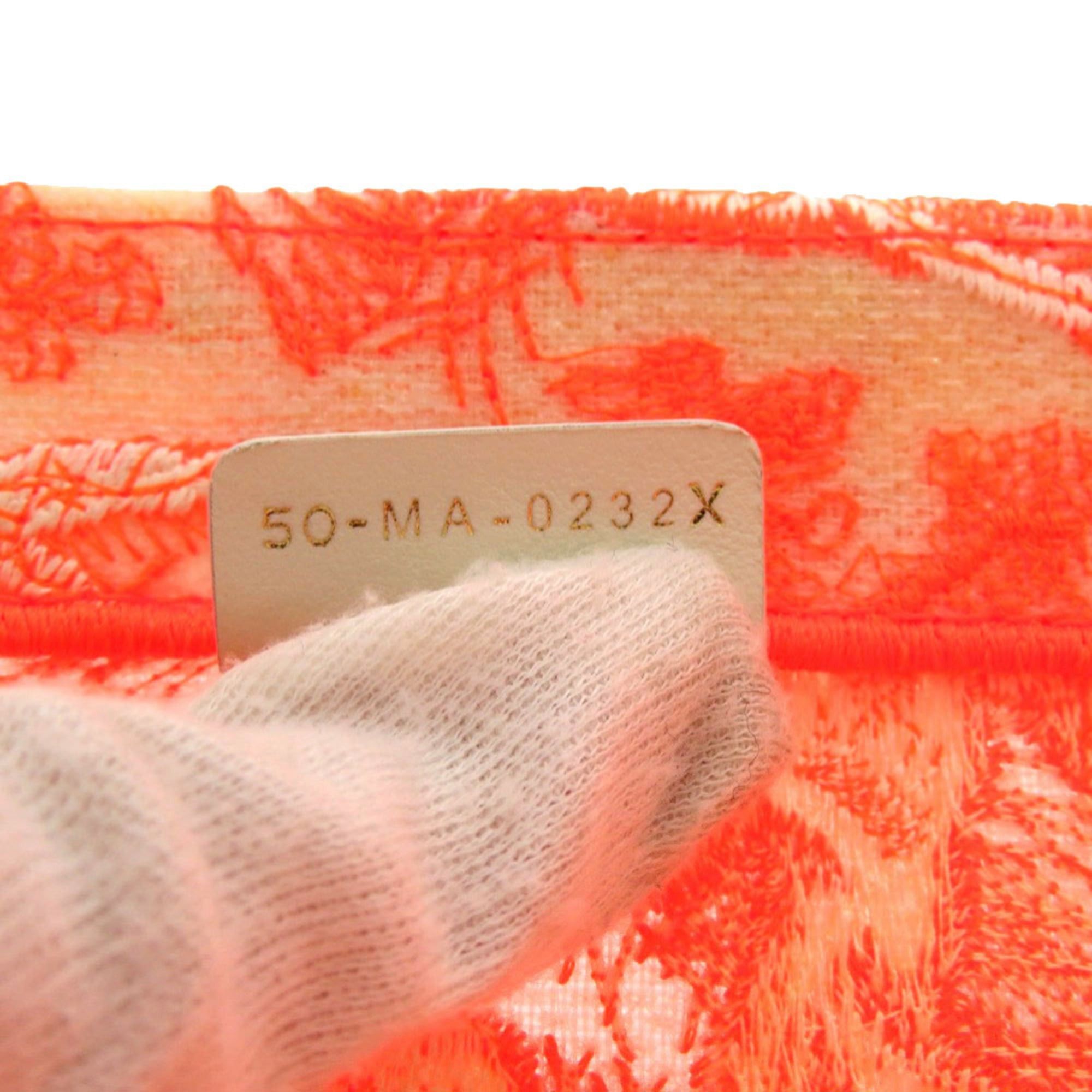 Dior Like new Christian Dior Book Tote Toile de Jouy Embroidery Medium M1296ZROC_M057 Mesh Jacquard Orange Handbag 0751Christian Size ONE SIZE - 5 Thumbnail