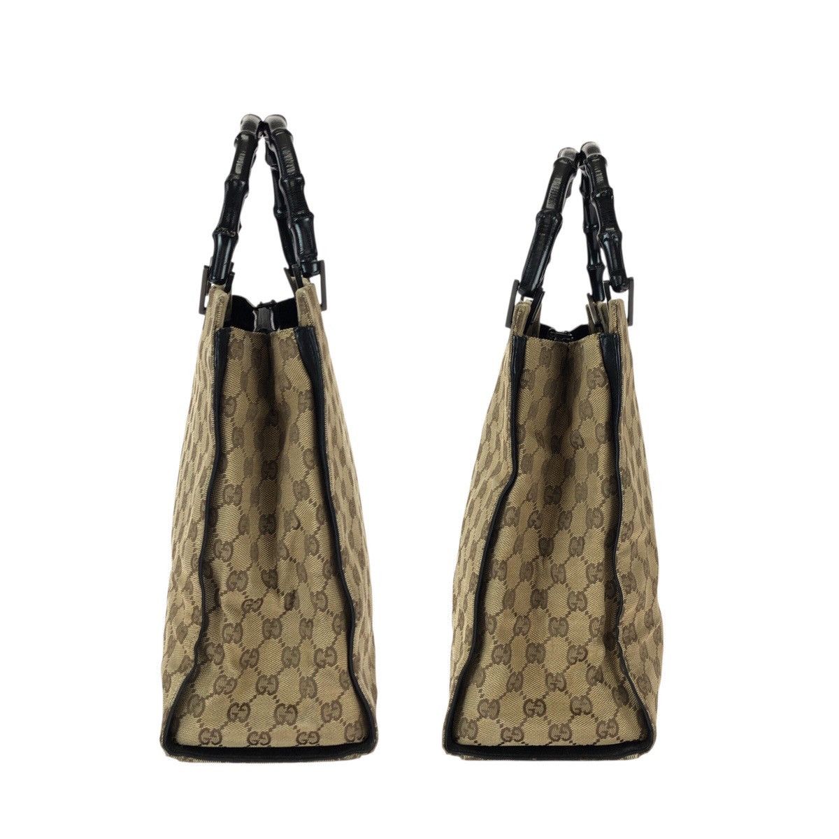 Gucci Gucci Gucci Bamboo GG Canvas Tote Bag Textile Tote Bag 002 1010 DUTY FREE for USA Size ONE SIZE - 8 Thumbnail