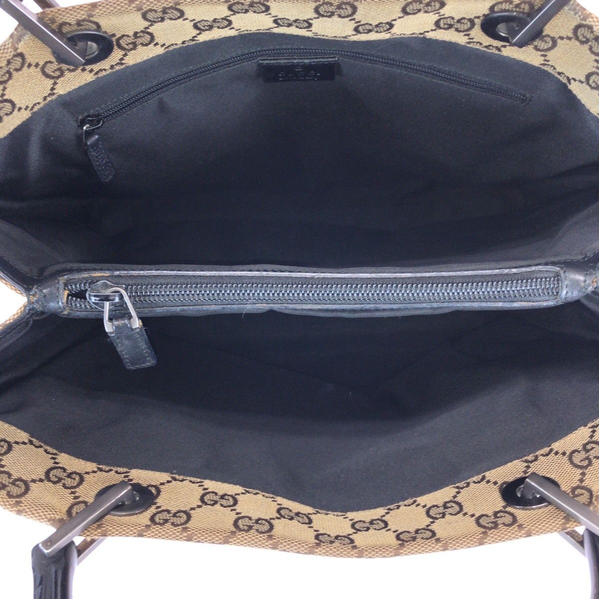 Gucci Gucci Gucci Bamboo GG Canvas Tote Bag Textile Tote Bag 002 1010 DUTY FREE for USA Size ONE SIZE - 9 Thumbnail