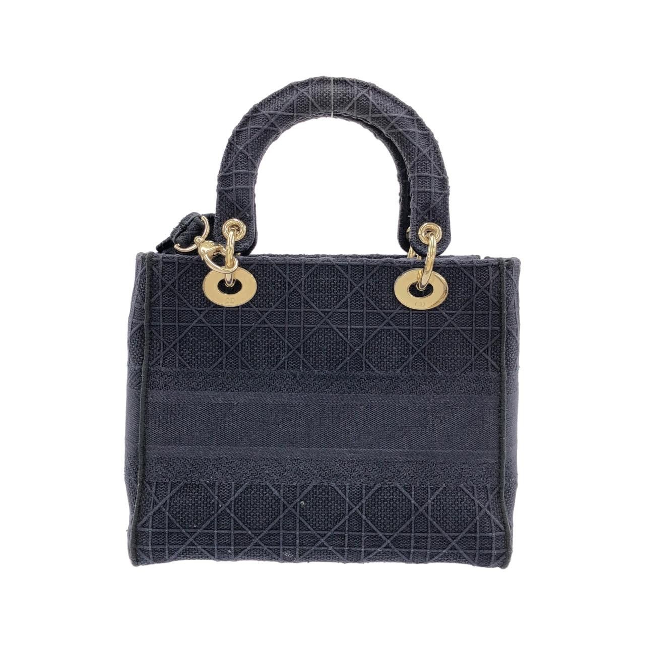 Dior Dior Christian Dior Lady D-Lite Canvas Bag Textile Shoulder Bag M0565OREY DUTY FREE for USA Size ONE SIZE - 2 Thumbnail
