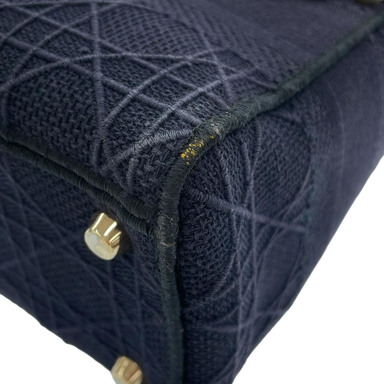 Dior Dior Christian Dior Lady D-Lite Canvas Bag Textile Shoulder Bag M0565OREY DUTY FREE for USA Size ONE SIZE - 3 Thumbnail