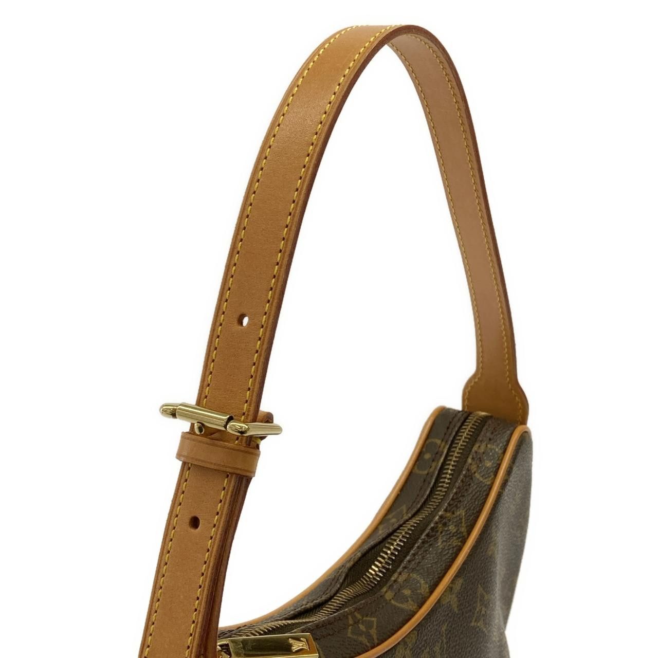 Louis Vuitton Louis Vuitton Louis Vuitton Pochette Croissant Monogram Shoulder Bag Textile Shoulder Bag M51510 DUTY FREE for USA Size ONE SIZE - 4 Thumbnail