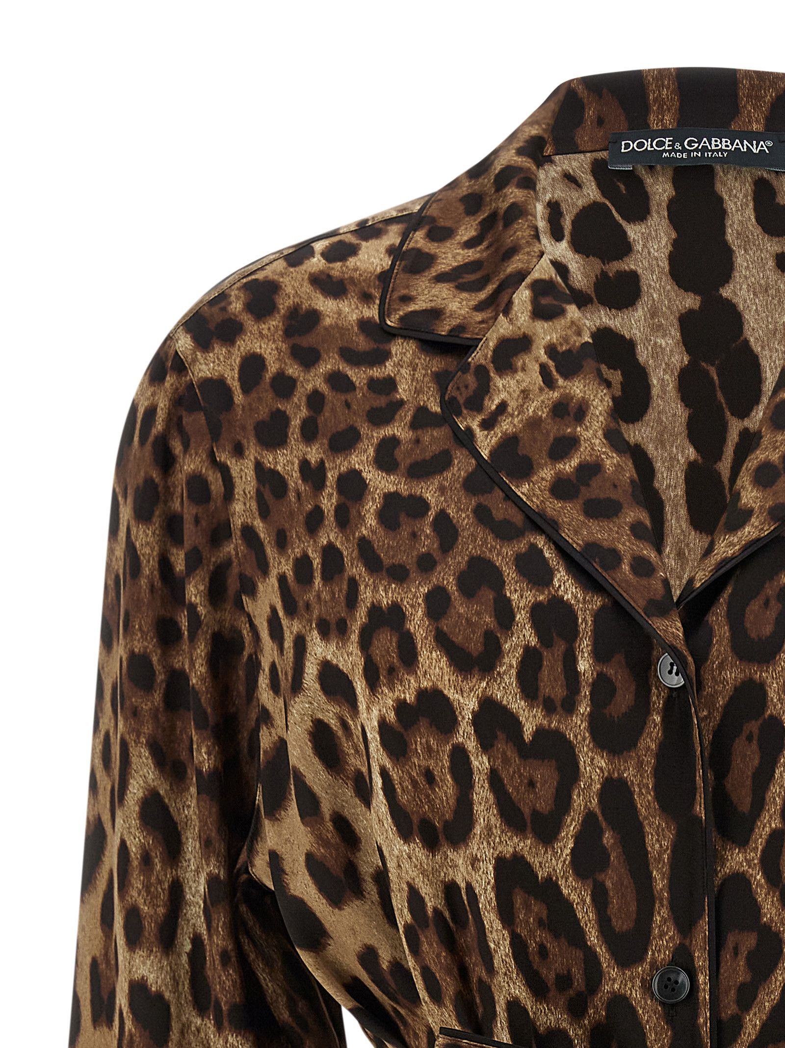 Dolce & Gabbana 'Leopardo' pajama shirt Size L / US 10 / IT 46 - 3 Thumbnail
