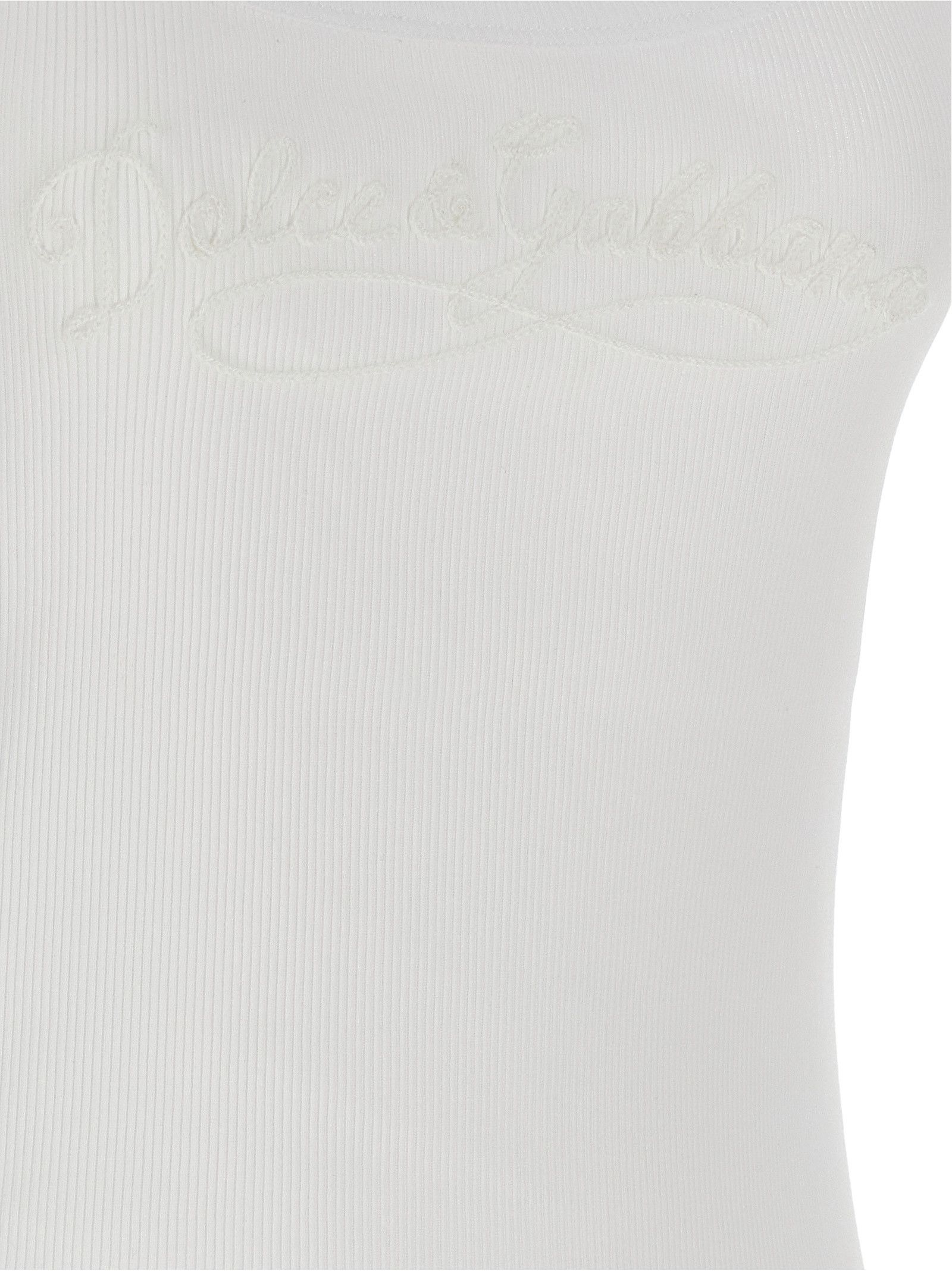Dolce & Gabbana Logo embroidery tank top Size XS / US 0-2 / IT 36-38 - 4 Thumbnail