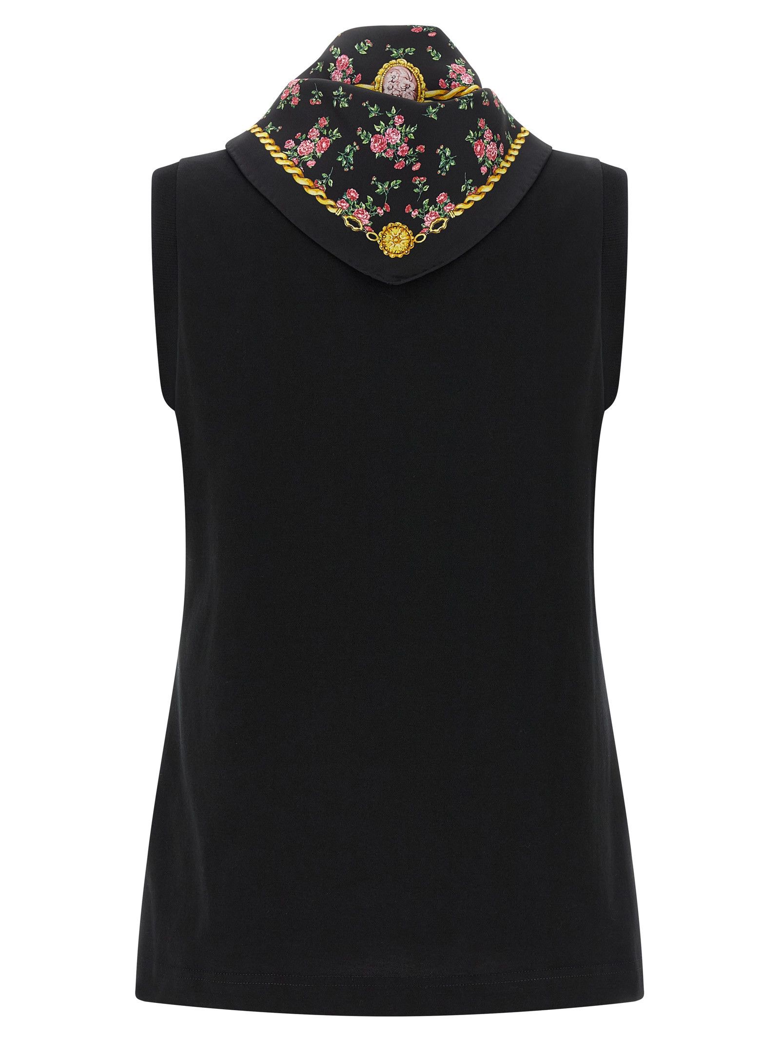 T-shirt with scarf