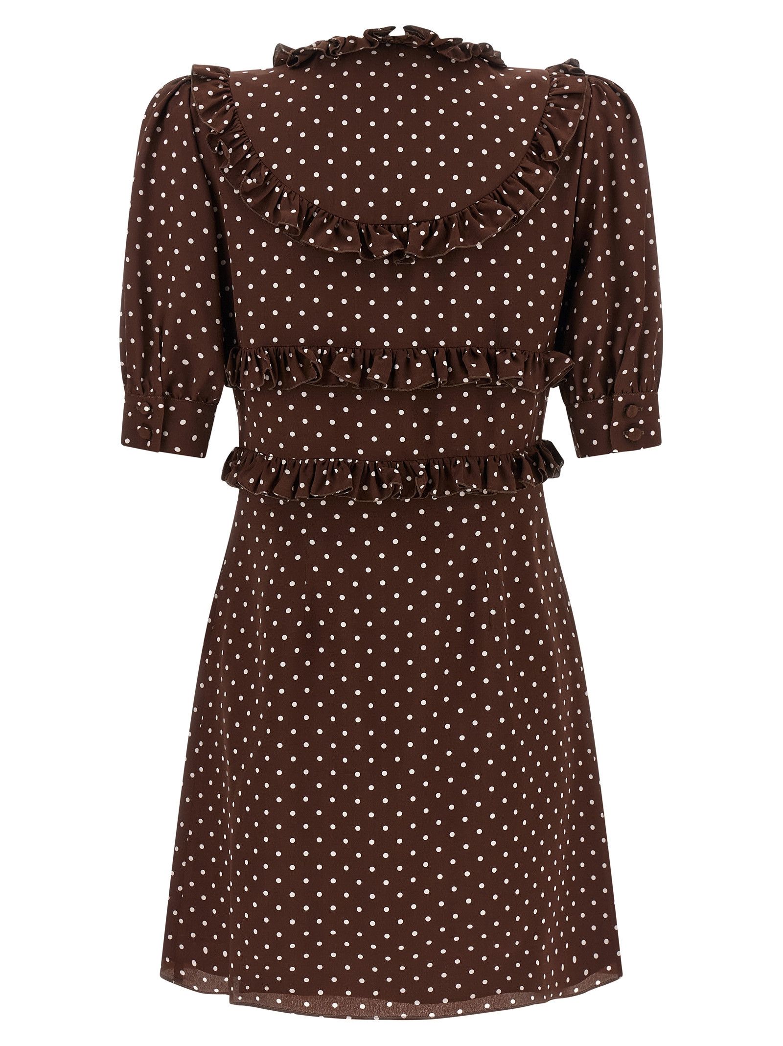 Alessandra Rich 'Polka Dot Mini' dress Size XS / US 0-2 / IT 36-38 - 2 Thumbnail
