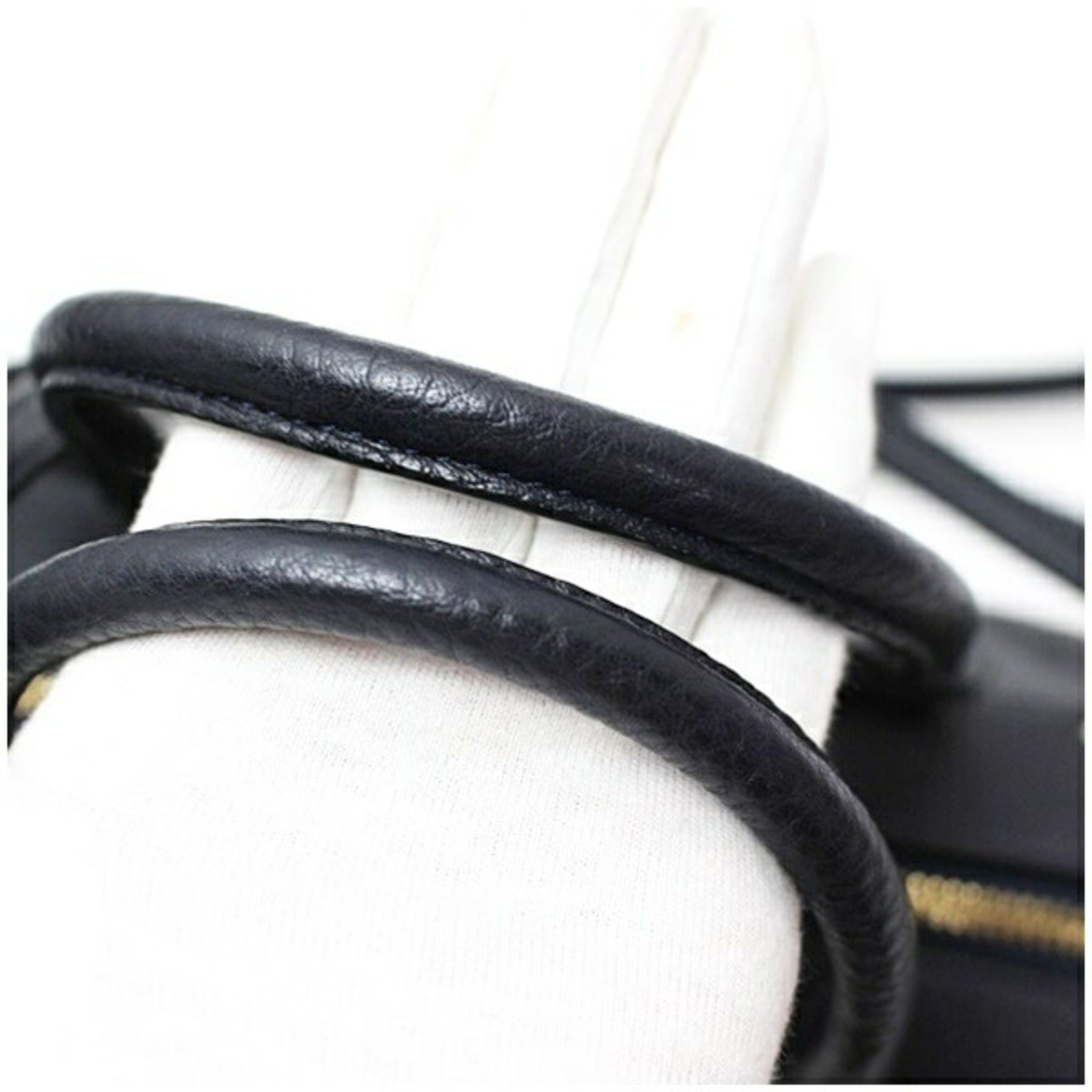 Coach Coach shoulder bag, handbag, PVC and leather, navy, for COACH, women's Size ONE SIZE - 9 Thumbnail