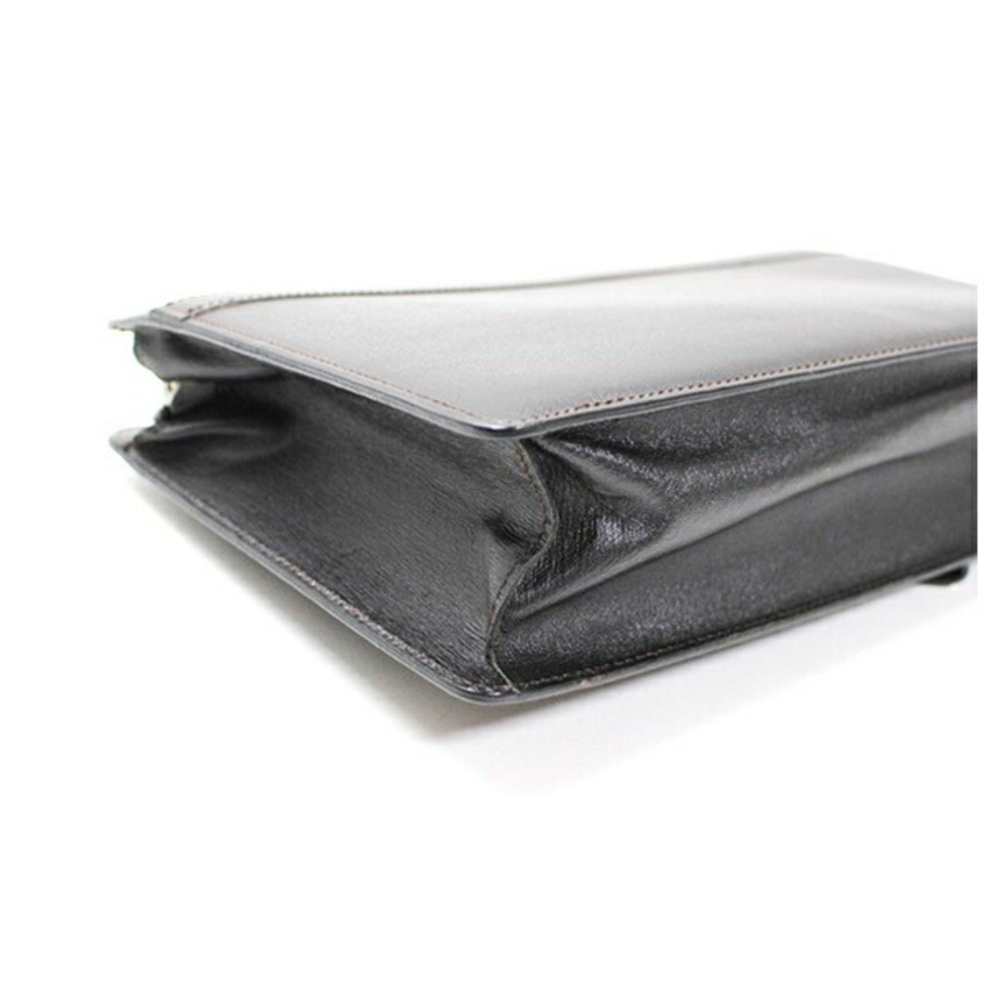 Alfred Dunhill Dunhill men's dark brown leather clutch bag. Size ONE SIZE - 7 Thumbnail