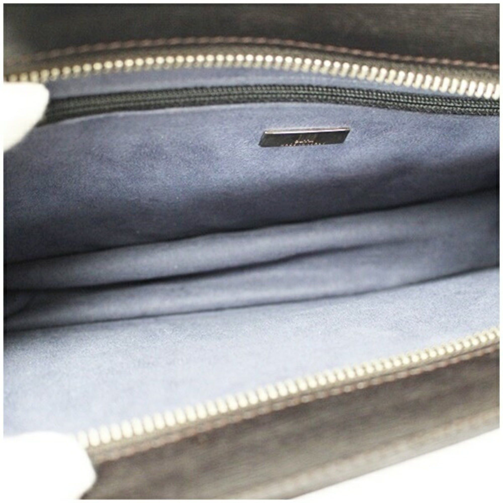 Alfred Dunhill Dunhill men's dark brown leather clutch bag. Size ONE SIZE - 8 Thumbnail