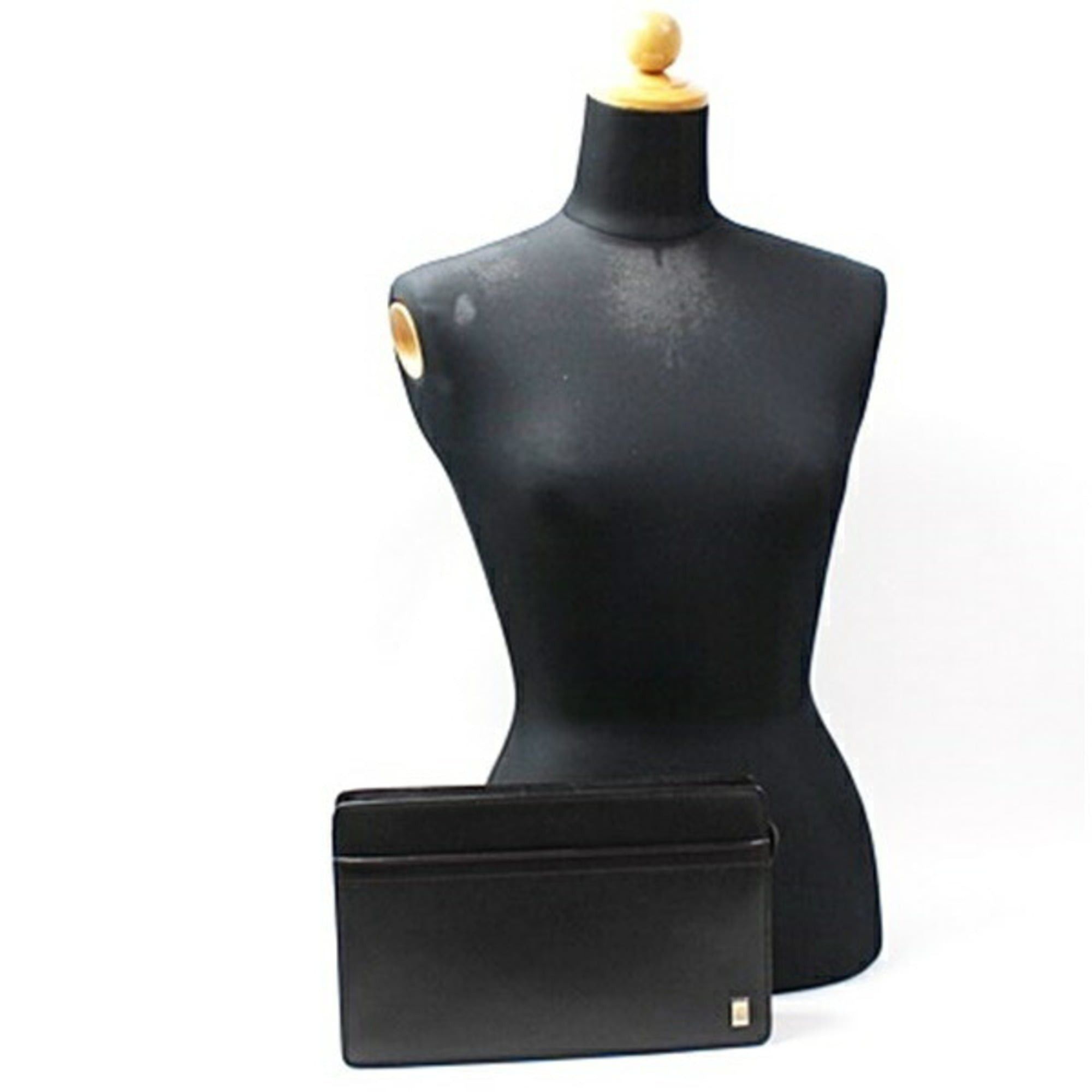 Alfred Dunhill Dunhill men's dark brown leather clutch bag. Size ONE SIZE - 4 Thumbnail
