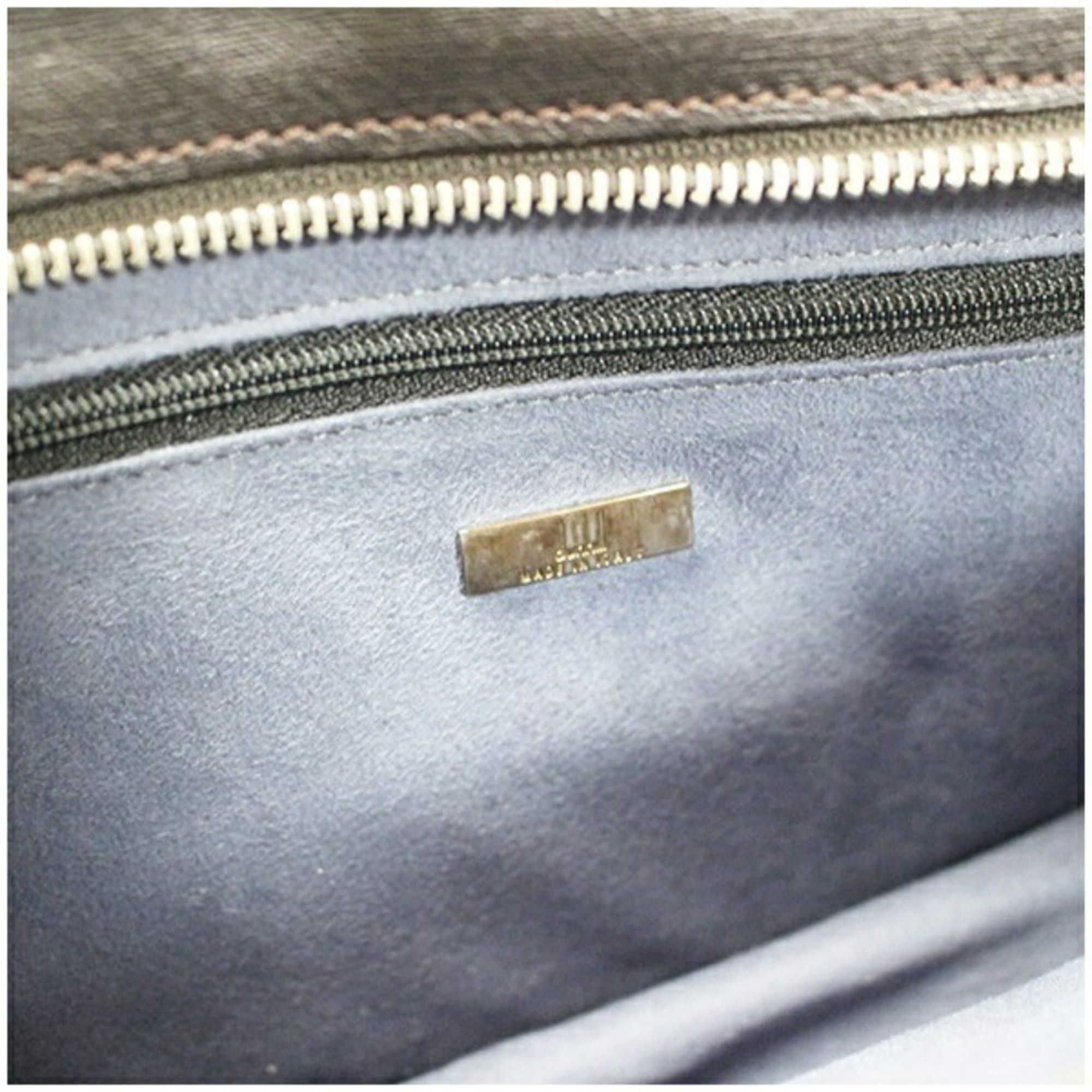 Alfred Dunhill Dunhill men's dark brown leather clutch bag. Size ONE SIZE - 10 Thumbnail
