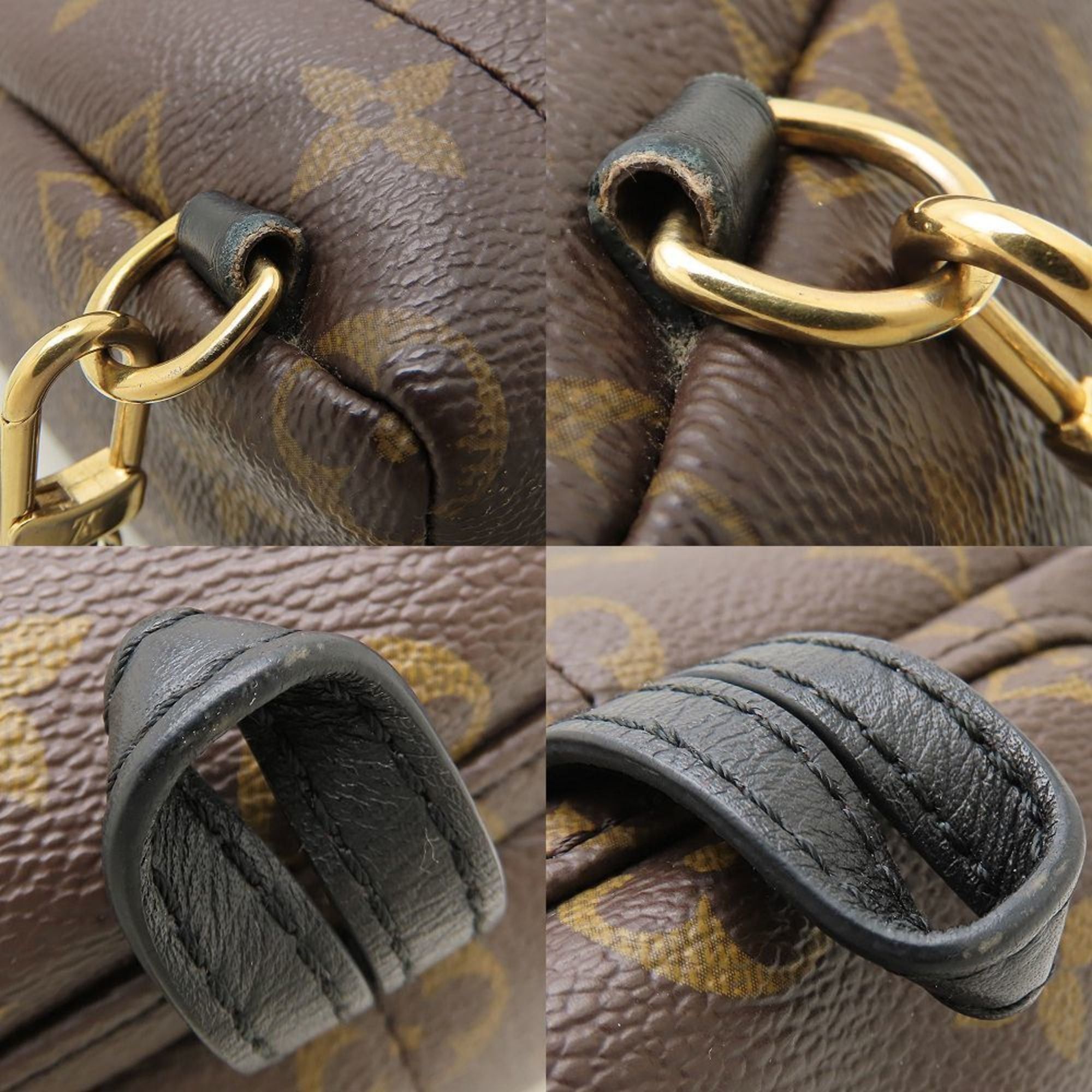 Louis Vuitton LOUIS VUITTON Monogram Palm Springs Mini M41562 Backpack, Brown, Women's, 353112 Size ONE SIZE - 7 Thumbnail