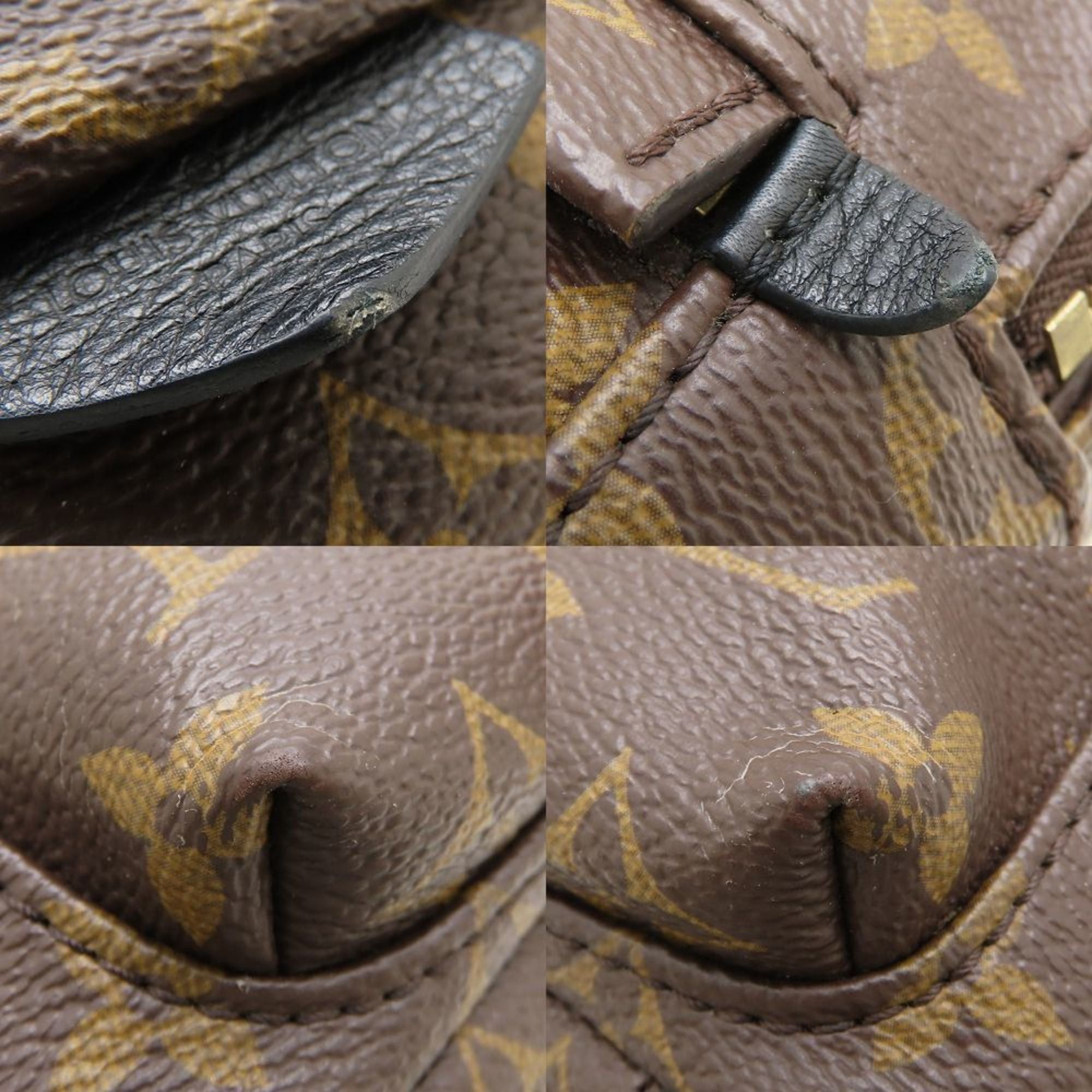 Louis Vuitton LOUIS VUITTON Monogram Palm Springs Mini M41562 Backpack, Brown, Women's, 353112 Size ONE SIZE - 6 Thumbnail