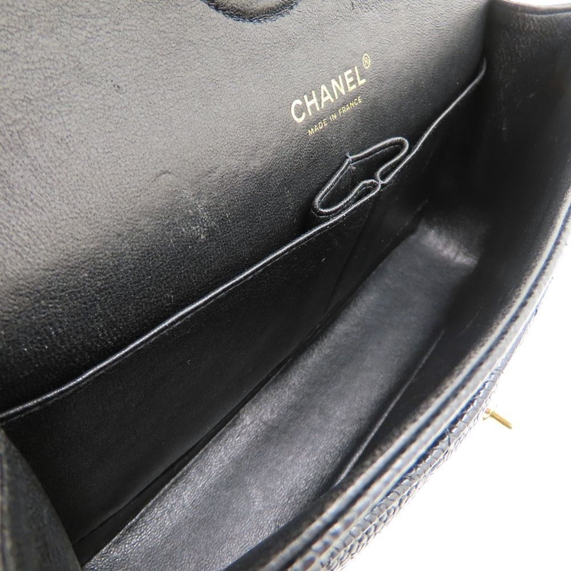 Chanel CHANEL Matelasse 25 Chain Shoulder Bag A01112 in Caviar Leather, Black, Women's, 353102 Size ONE SIZE - 8 Thumbnail