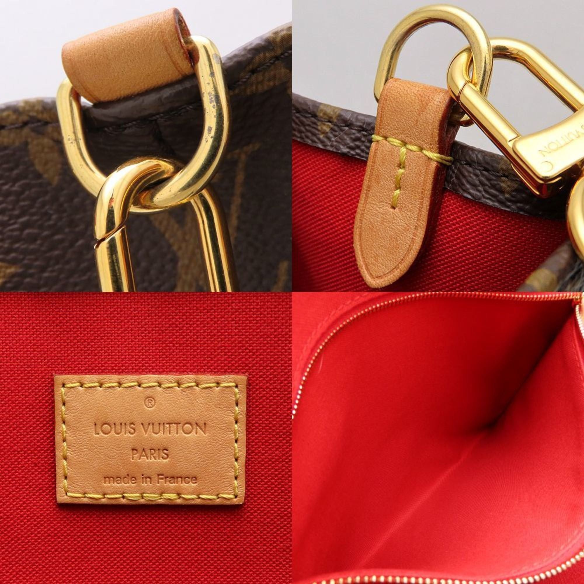 Louis Vuitton LOUIS VUITTON Monogram Sac Plat PM M45848 2-Way Tote Bag, Brown, Women's, 353111 Size ONE SIZE - 10 Thumbnail