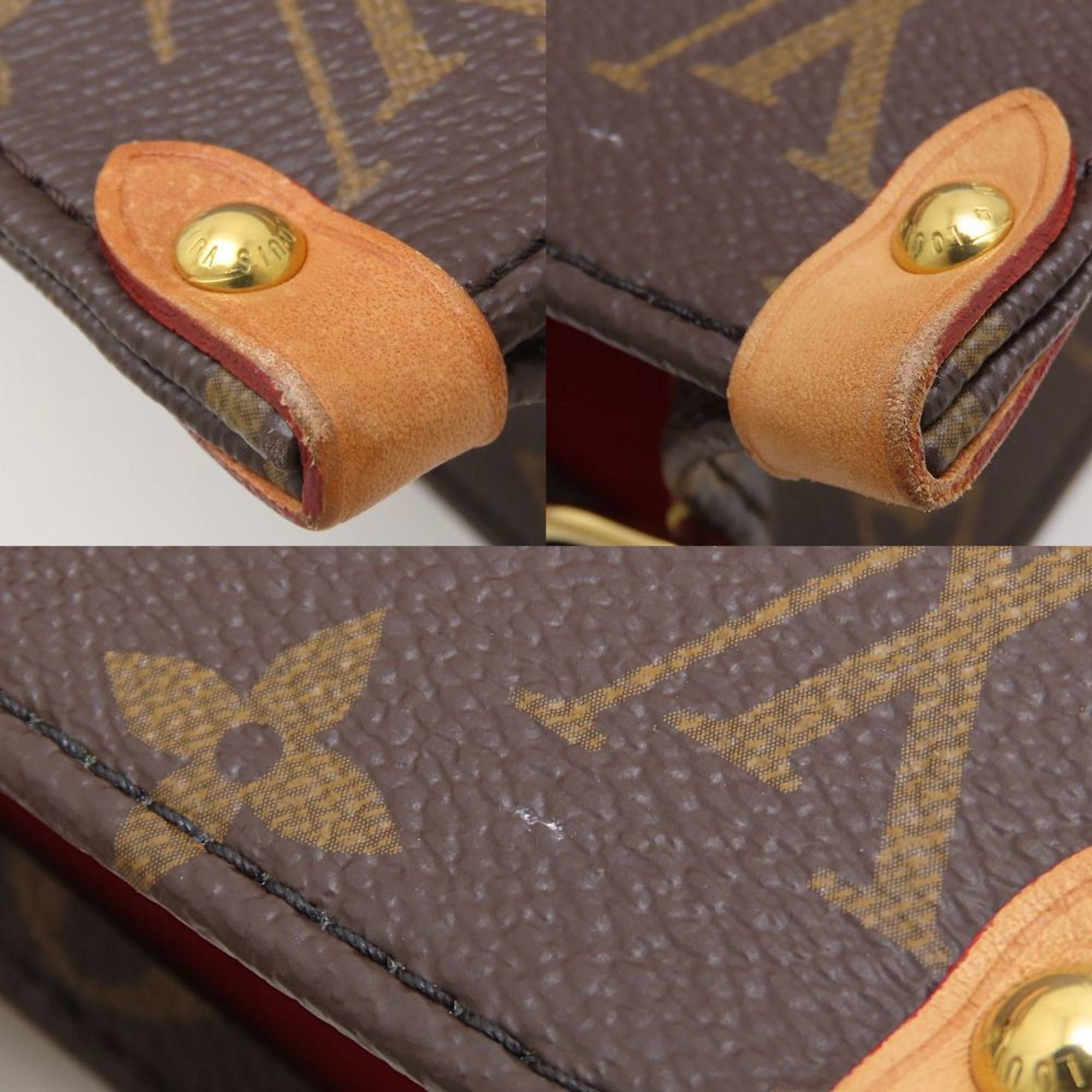 Louis Vuitton LOUIS VUITTON Monogram Sac Plat PM M45848 2-Way Tote Bag, Brown, Women's, 353111 Size ONE SIZE - 6 Thumbnail