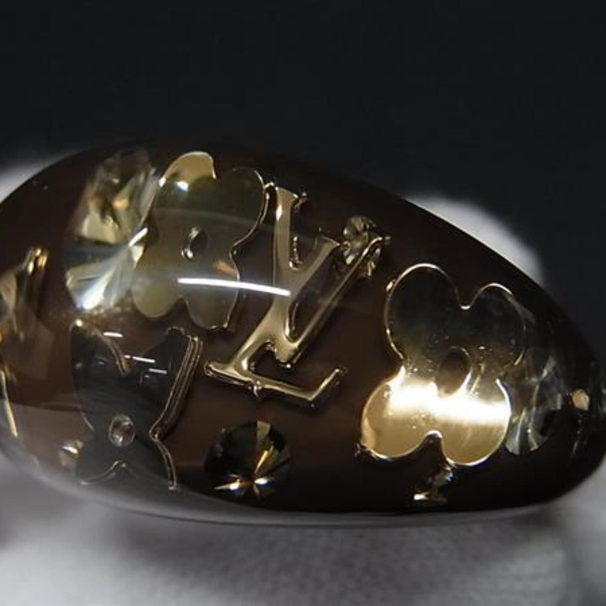 Louis Vuitton LOUIS VUITTON Berg Inclusion Ring in Brown Resin for Women Size ONE SIZE - 2 Thumbnail