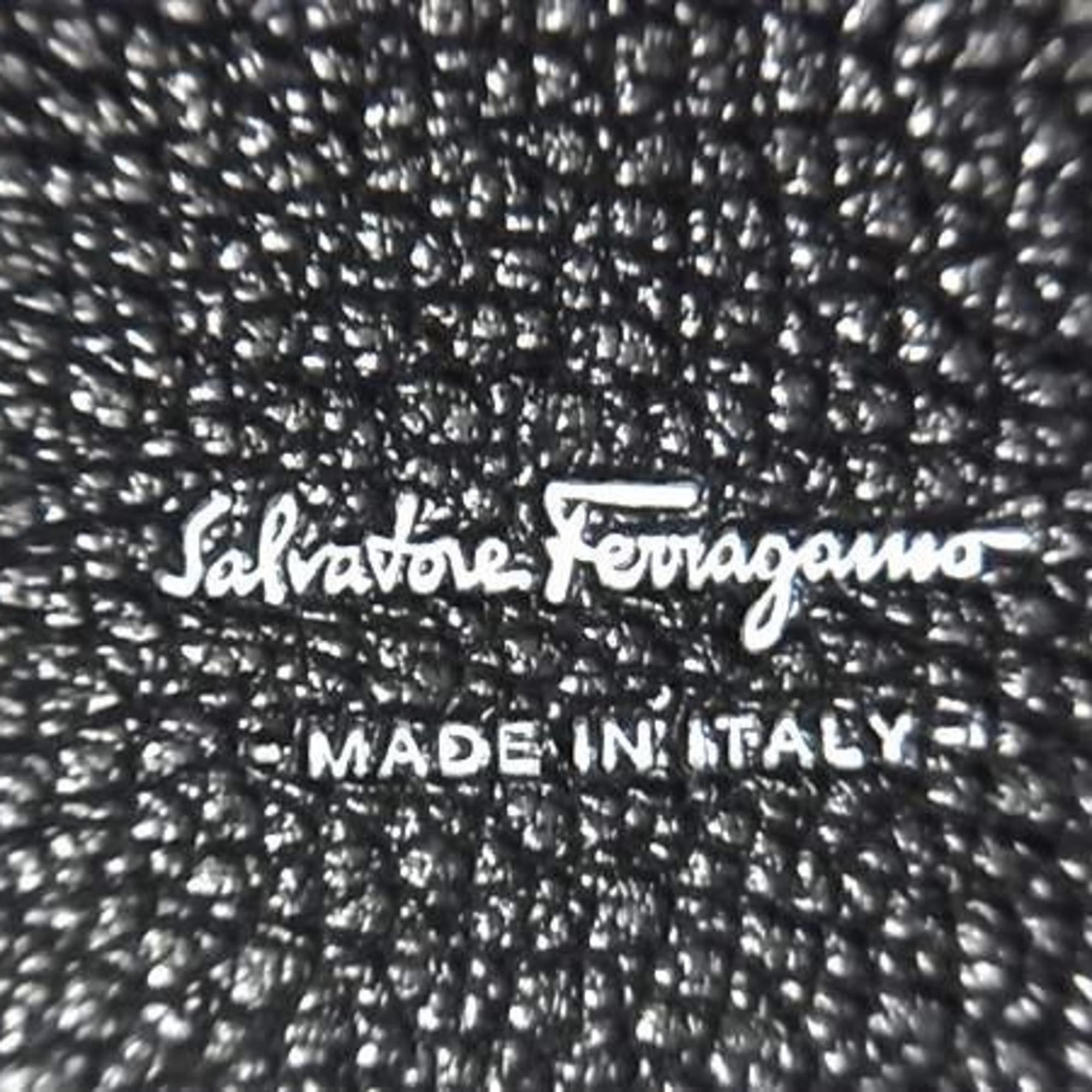 Salvatore Ferragamo Salvatore Ferragamo Amy handbag in black felt and leather with studs for women Size ONE SIZE - 2 Thumbnail