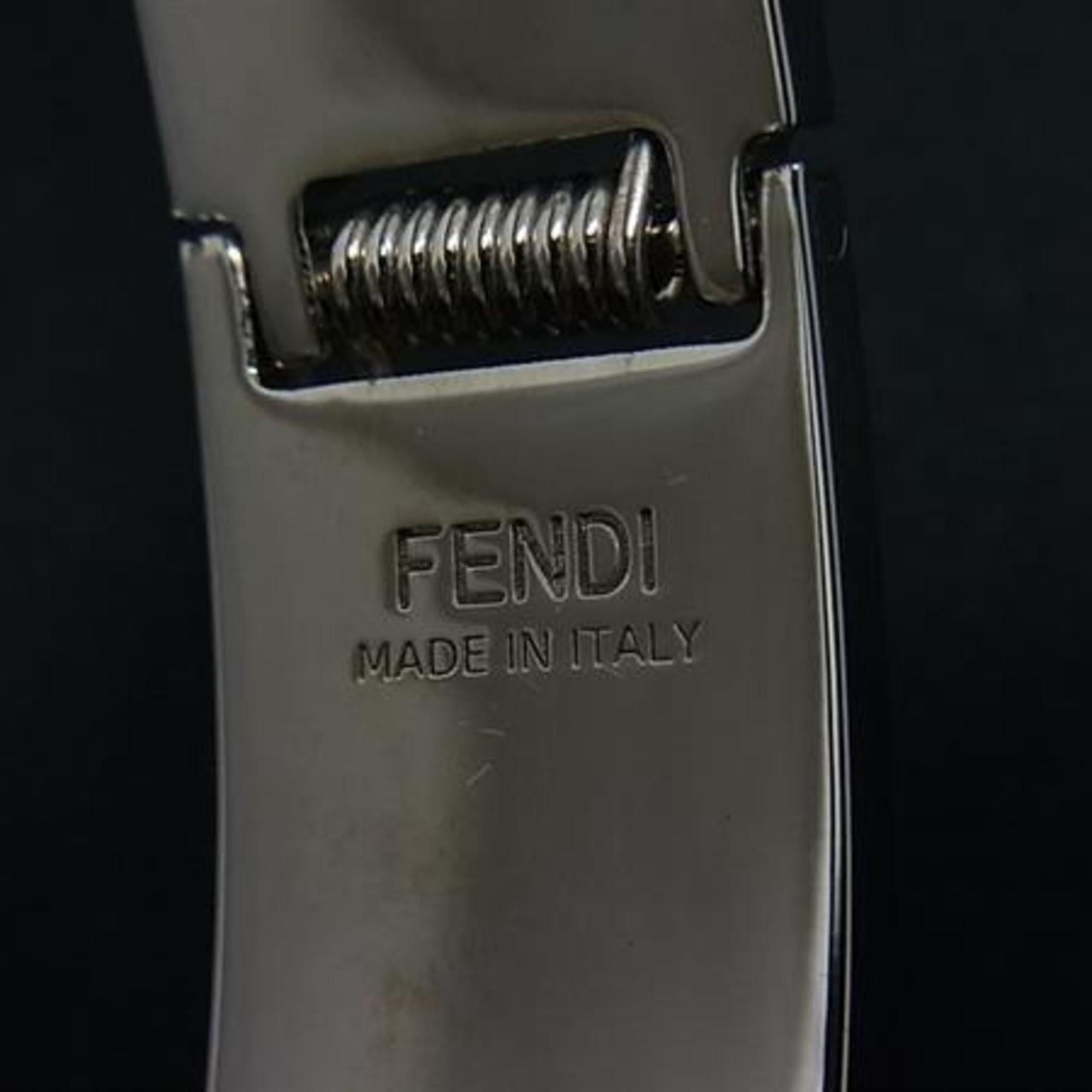 Fendi Bangle Silver Metal Women's