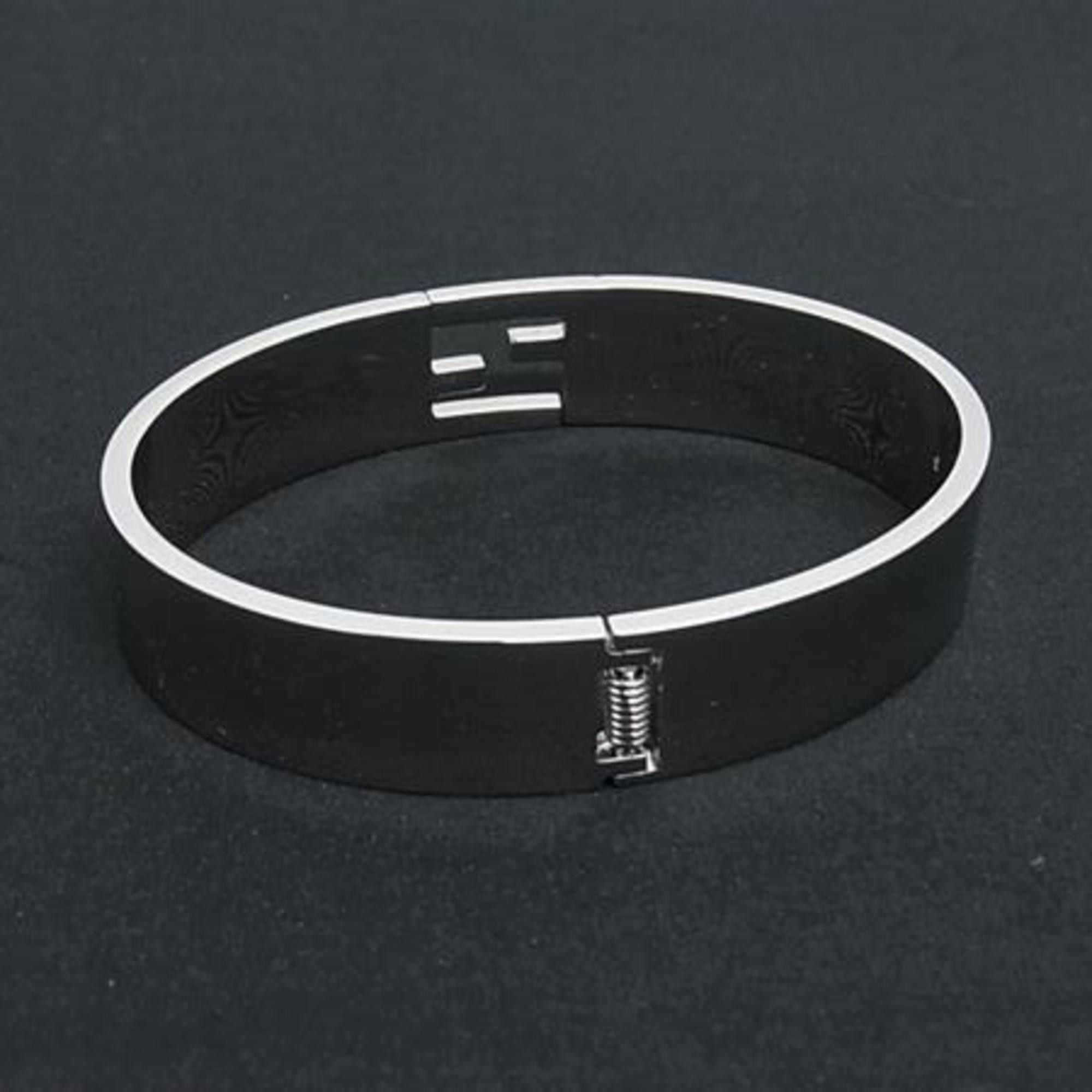 Fendi Bangle Silver Metal Women's