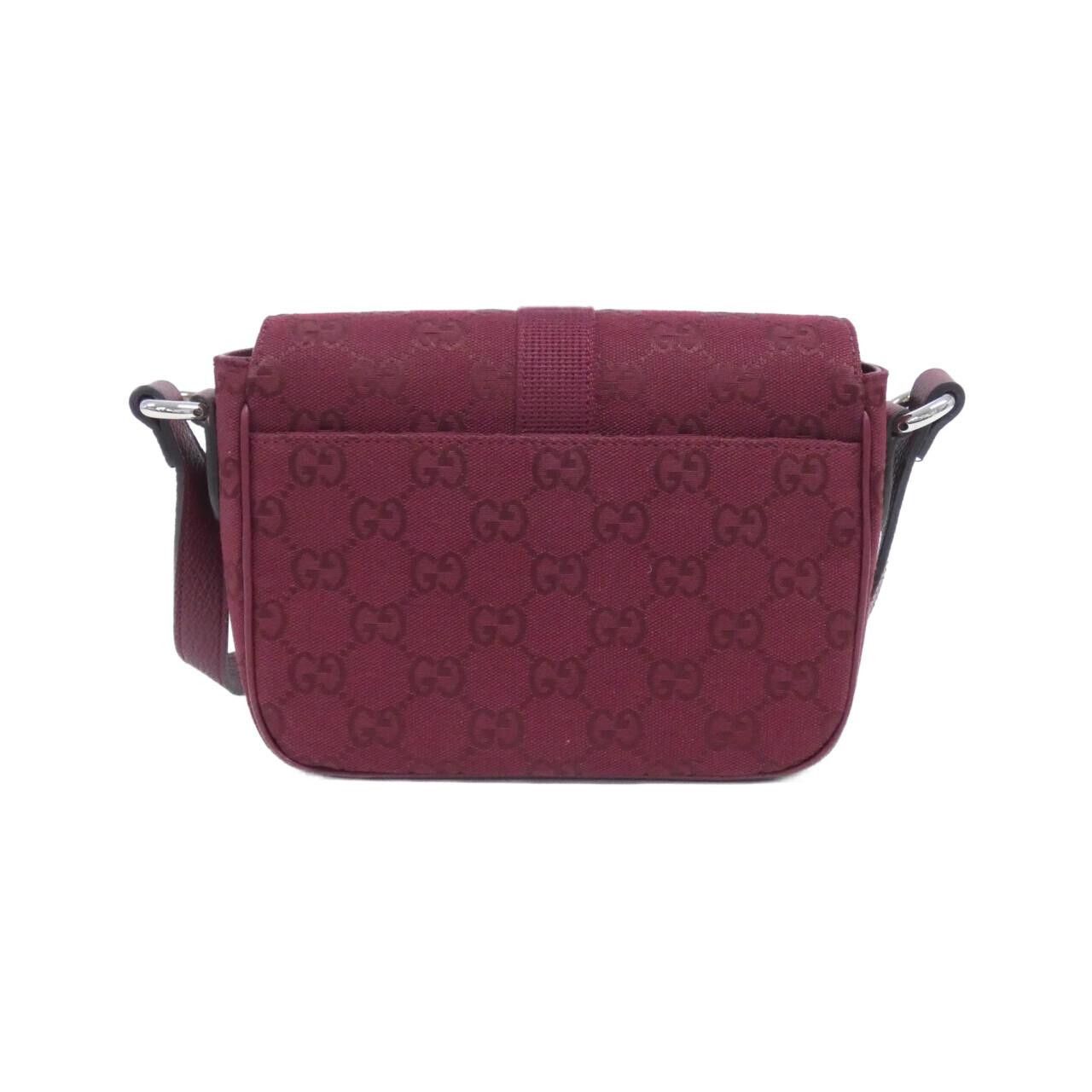 Gucci Gucci Gucci Original GG Canvas Shoulder Bag Leather Shoulder Bag 802100 FADUT DUTY FREE for USA Size ONE SIZE - 2 Thumbnail