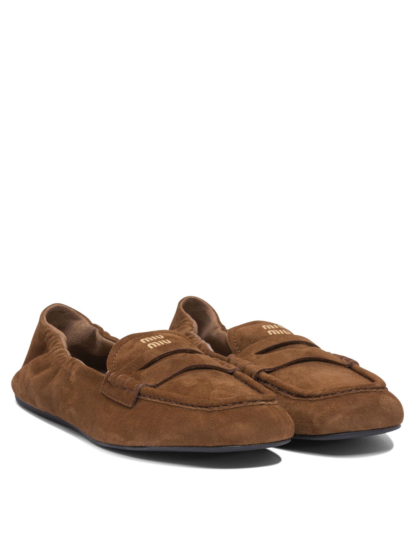 Miu Miu Miu Miu Suede Leather Loafers IT 37 Women - USA Duties Paid Size US 7 / IT 37 - 2 Thumbnail